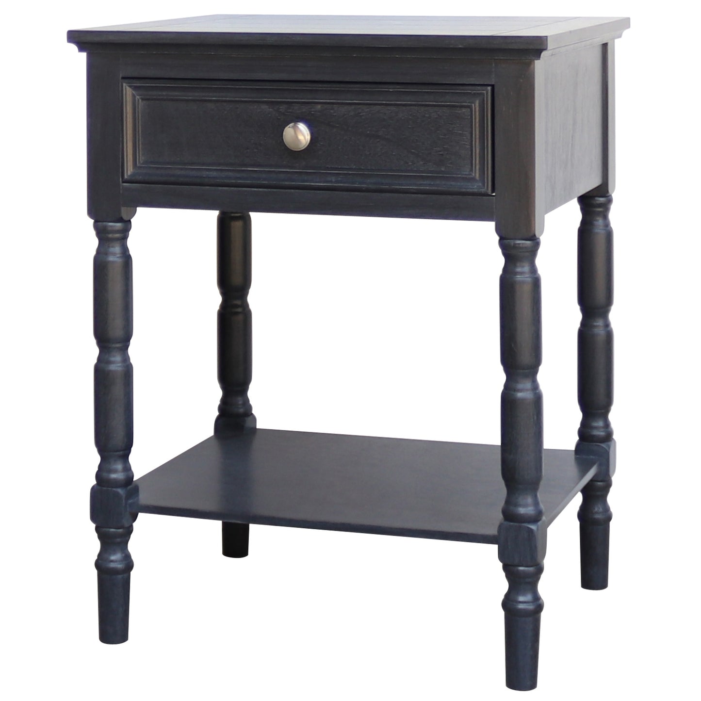 Contour Collection 1 Drawer Side Table - Luxe Home Comforts