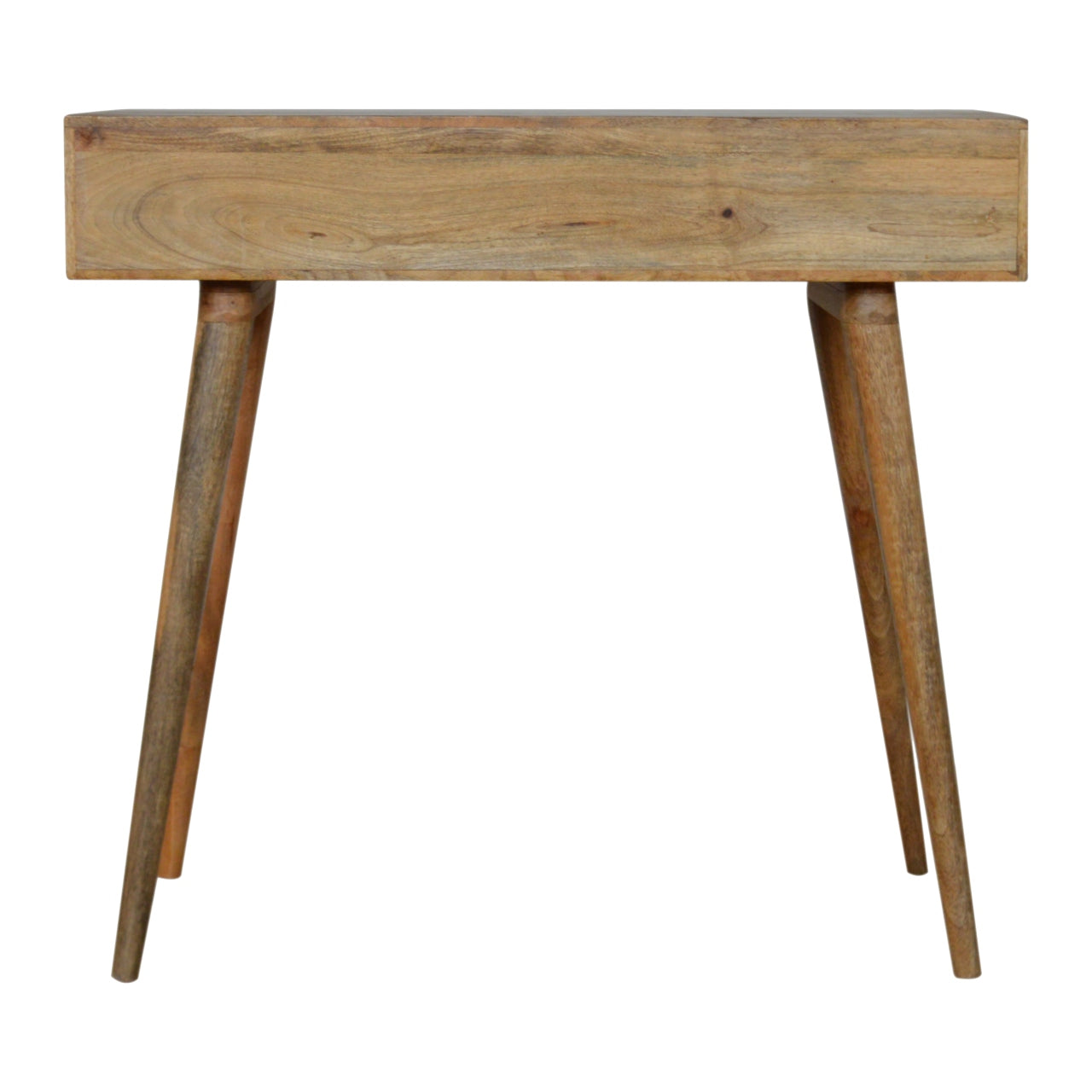 Tile Carved Open Slot Writing Desk