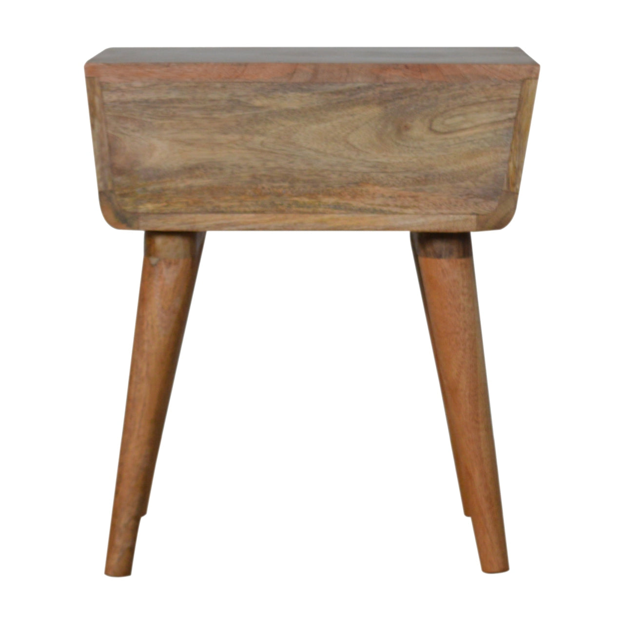 White Trape Bedside Table