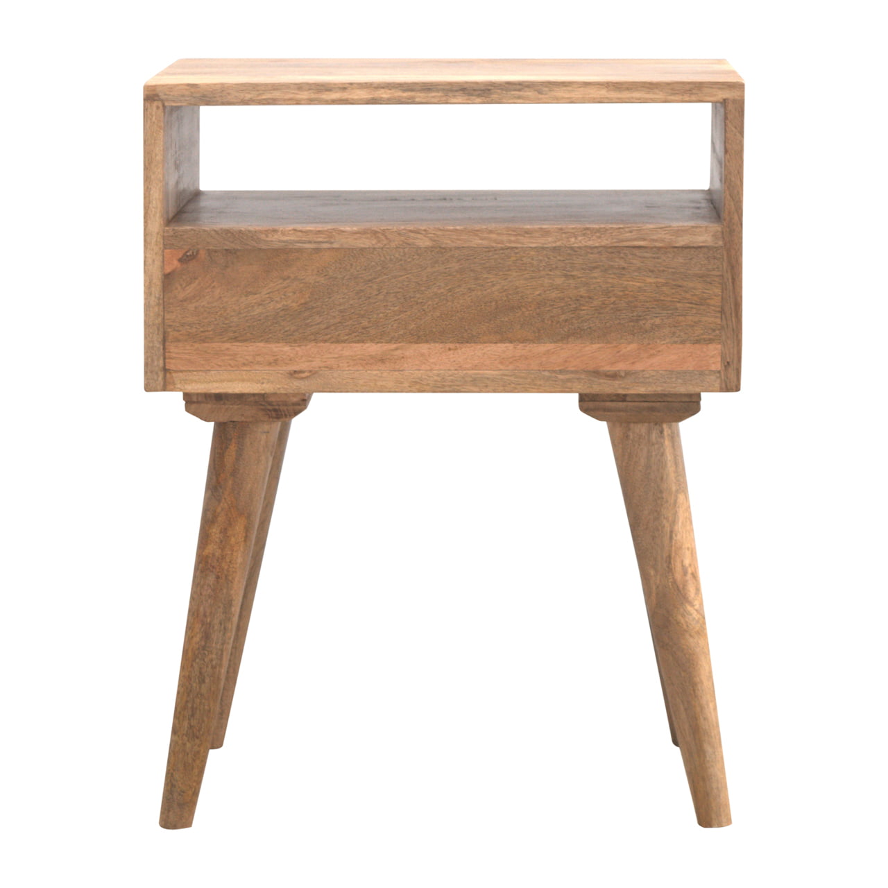Modern Bedside Table with Open Slot