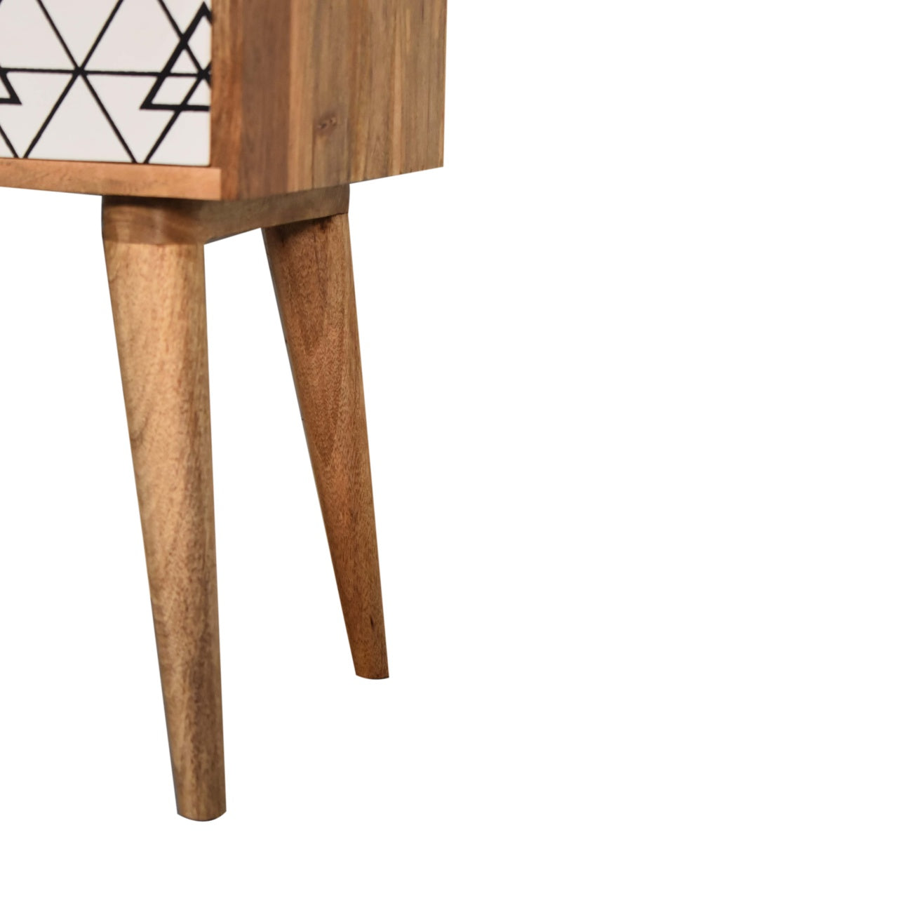 Triangular Printed Bedside Table