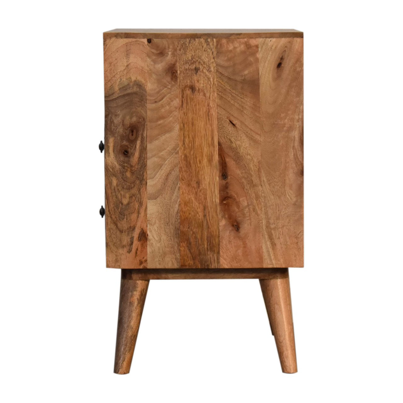 Triangle Print Open Bedside Table