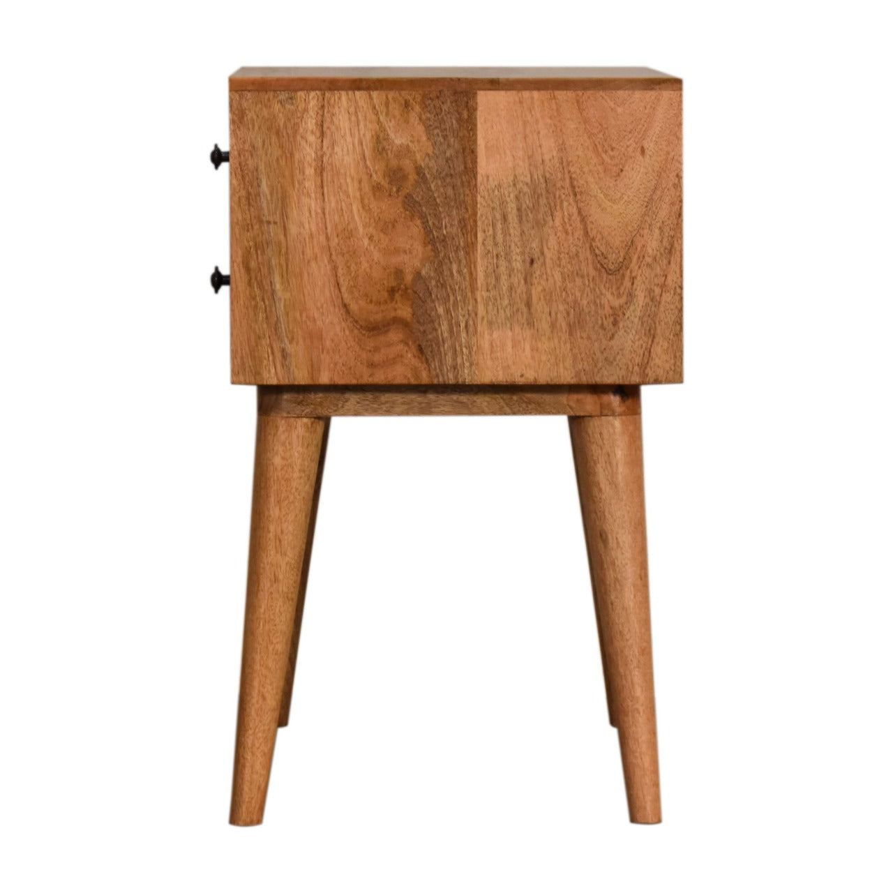 Teal Modern Solid Wood Bedside Table