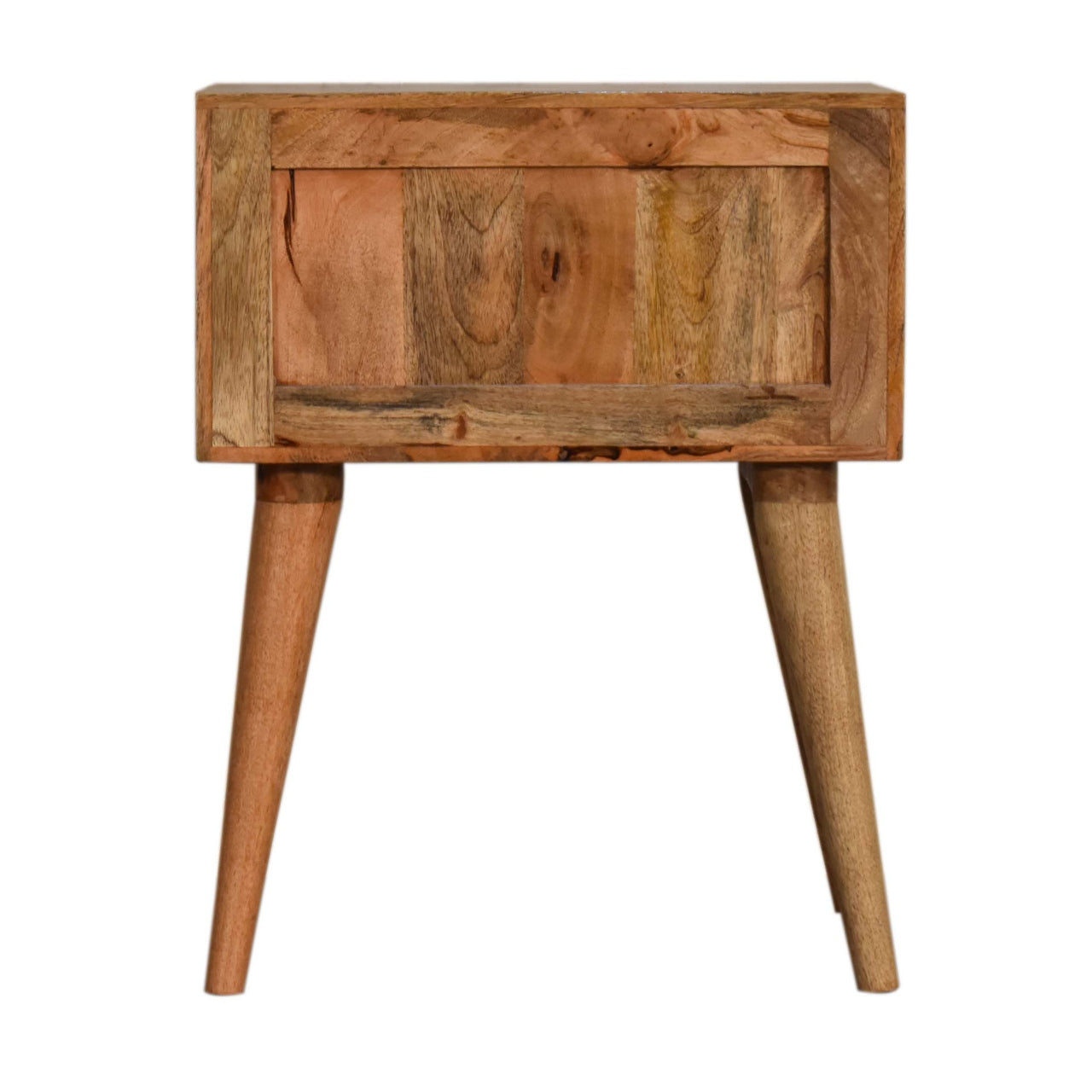 Teal Modern Solid Wood Bedside Table