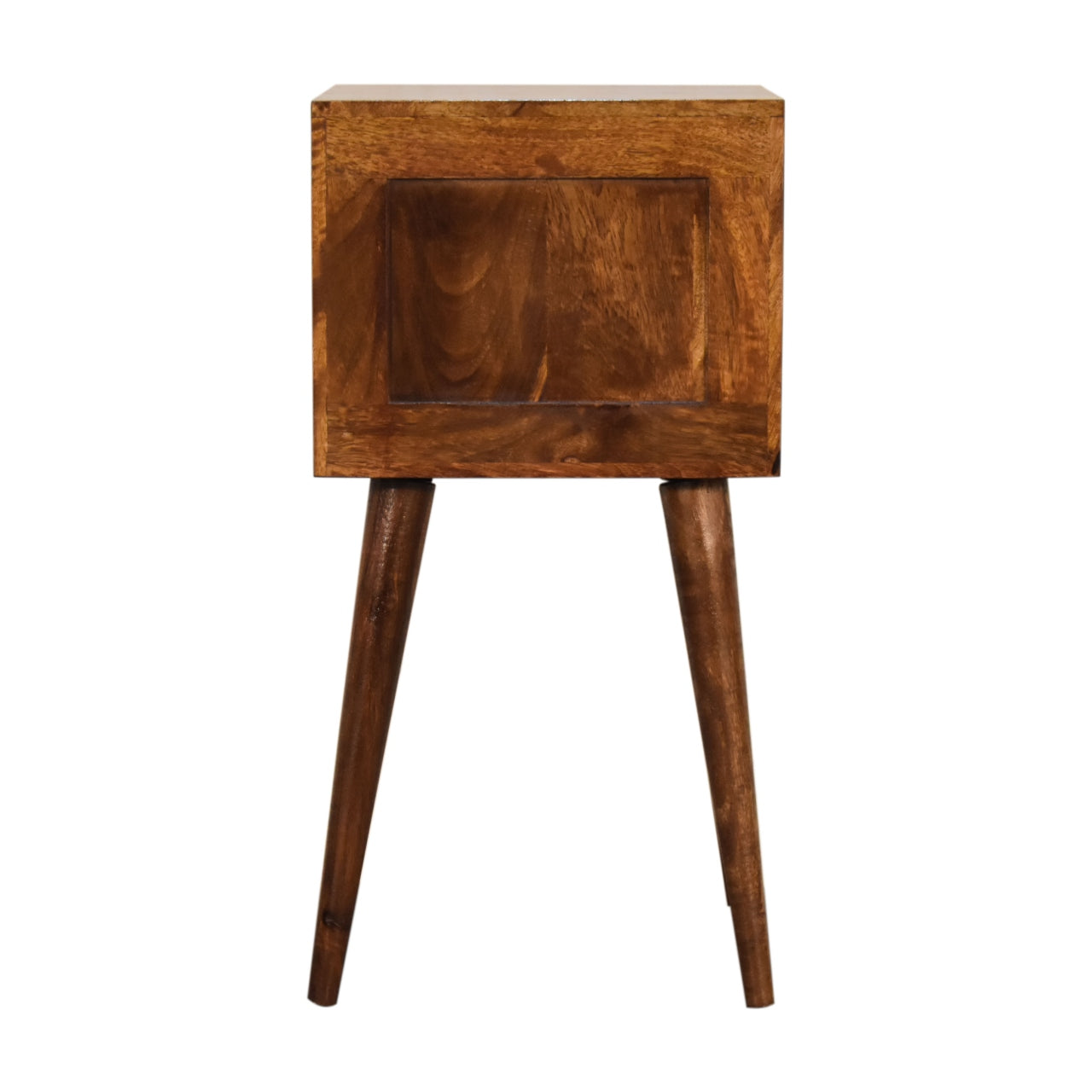 Mini 2 Drawer Chestnut Bedside Table
