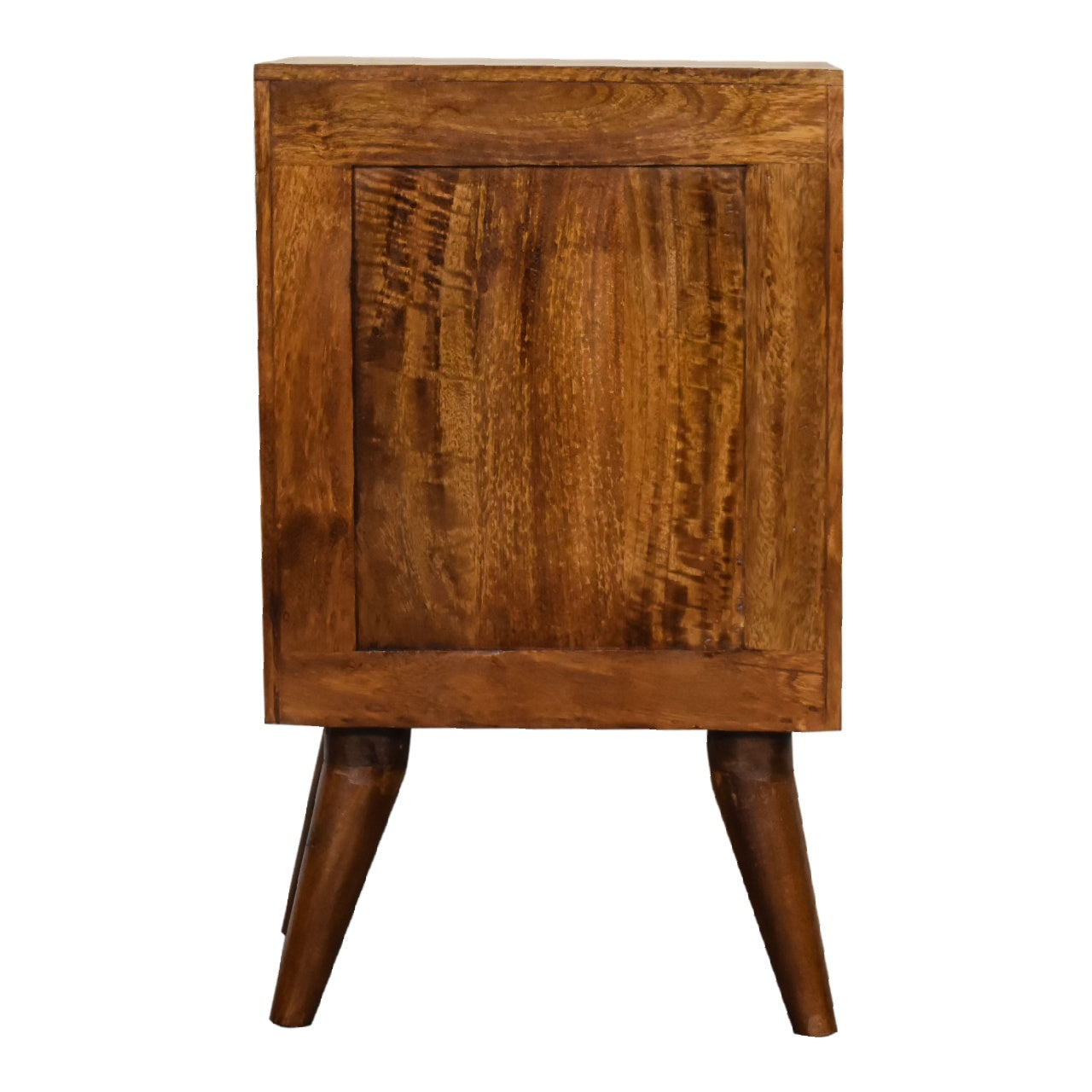 4 Drawer Multi Chestnut Bedside Table