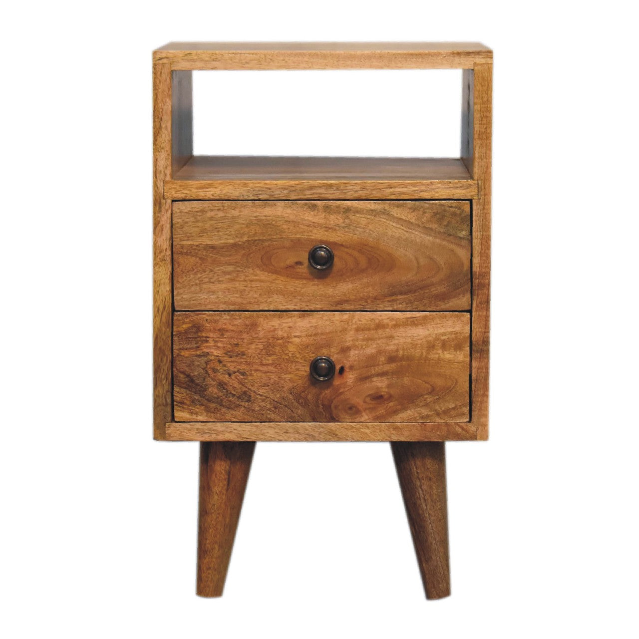 Mini Oak-ish Classic Open Bedside Table