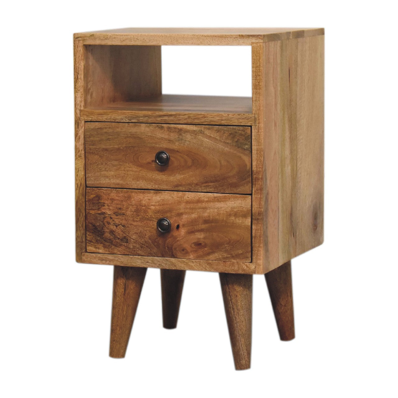 Mini Oak-ish Classic Open Bedside Table