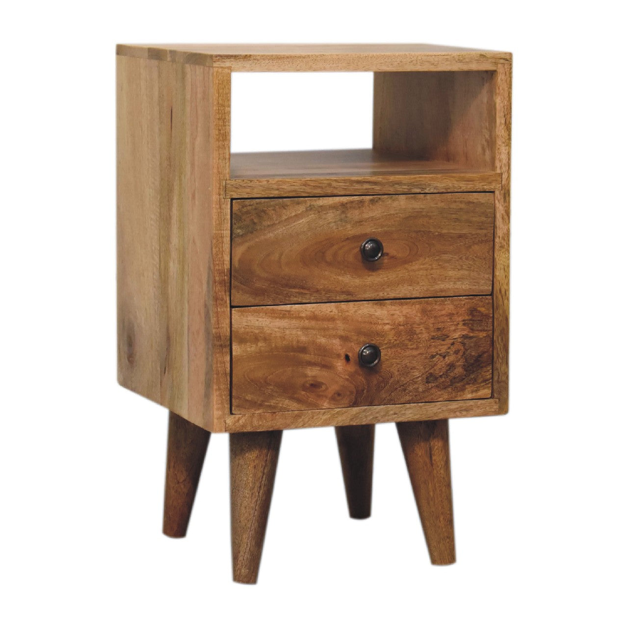 Mini Oak-ish Classic Open Bedside Table