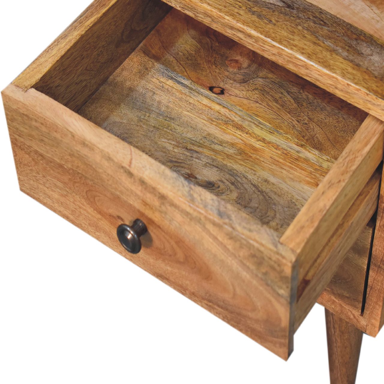 Mini Oak-ish Classic Open Bedside Table