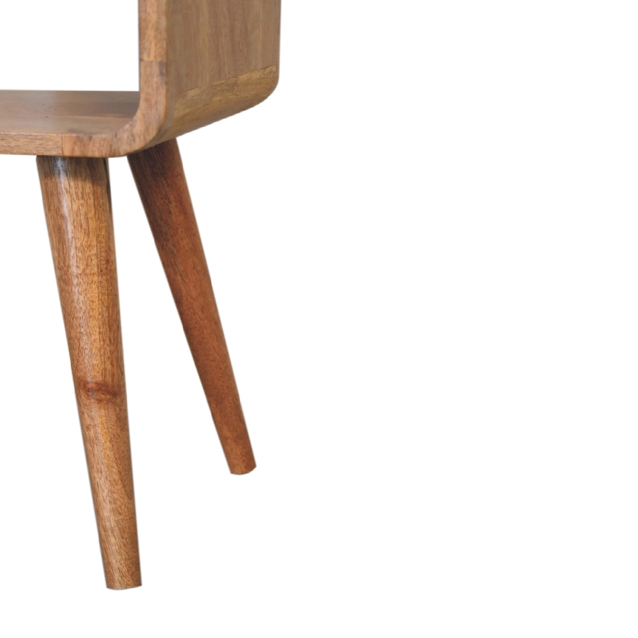 Mini Curved Open Bedside Table