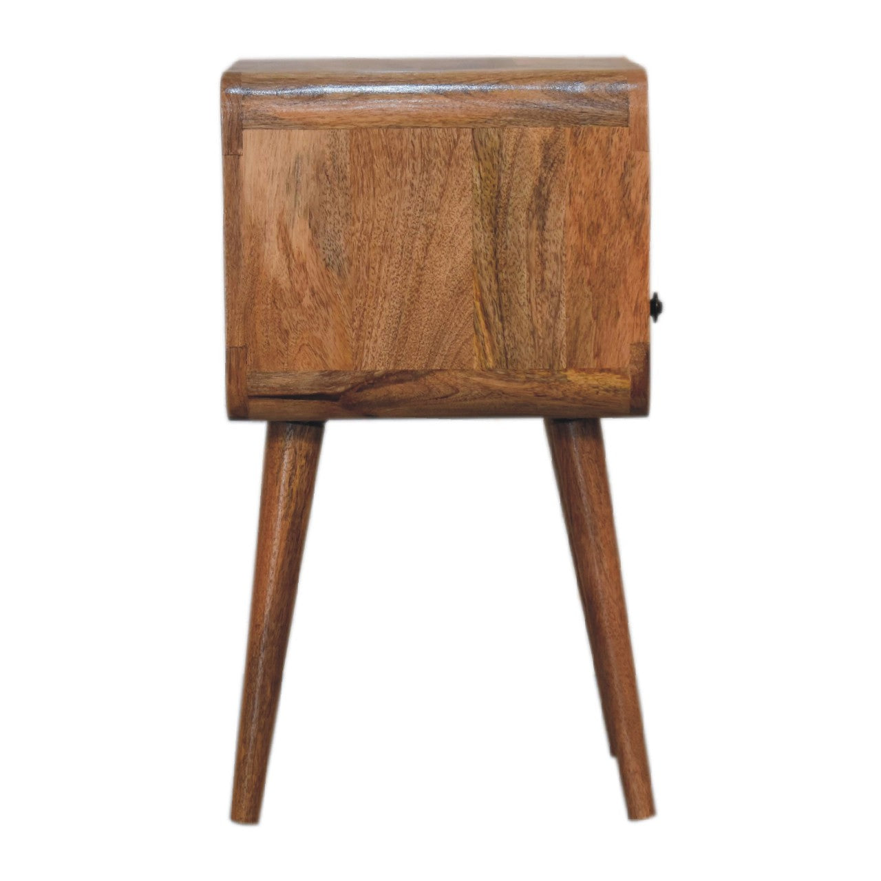 Mini Oak-ish Curve Open Bedside Table