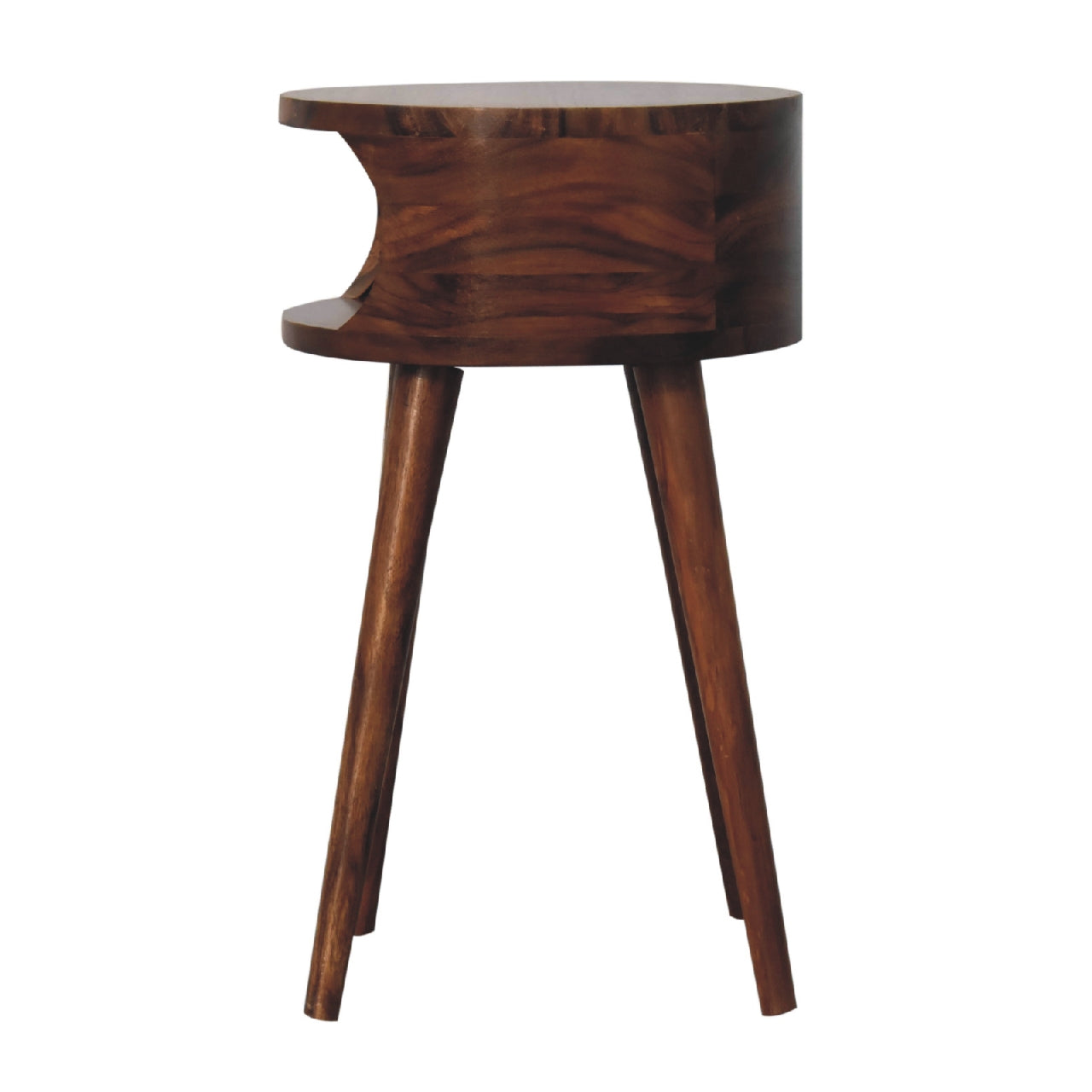 Alina Open Honey Bedside Table