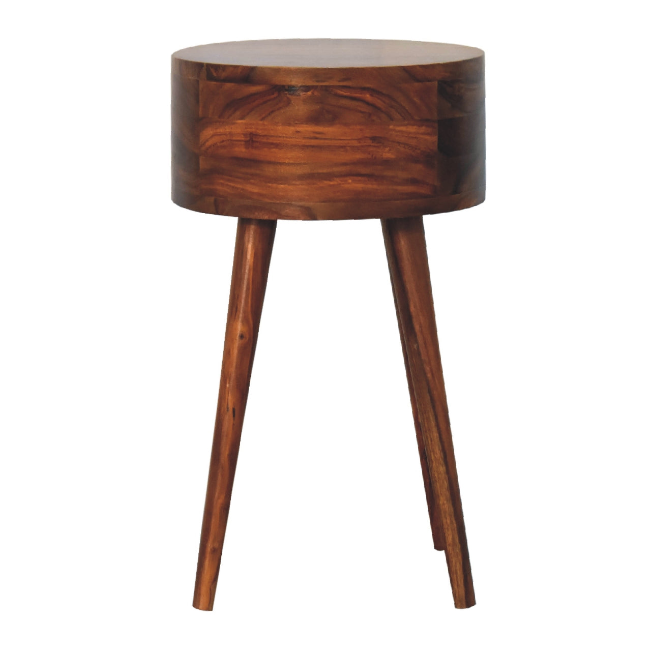 Alina Open Honey Bedside Table
