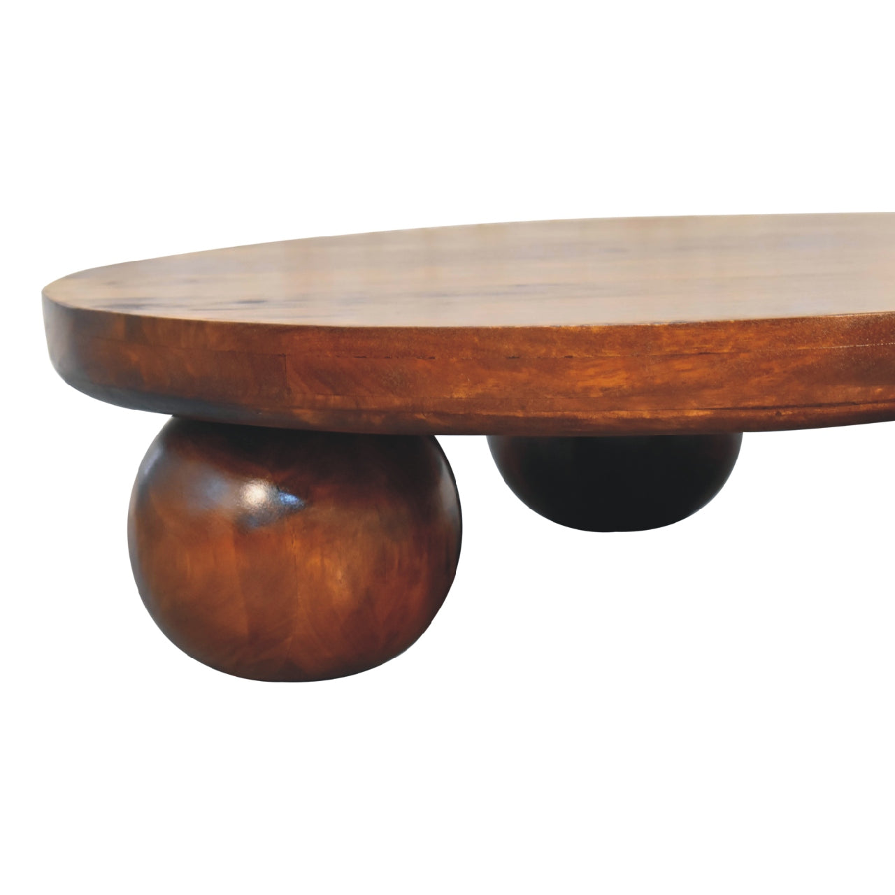 Chestnut Central Ball Coffee Table