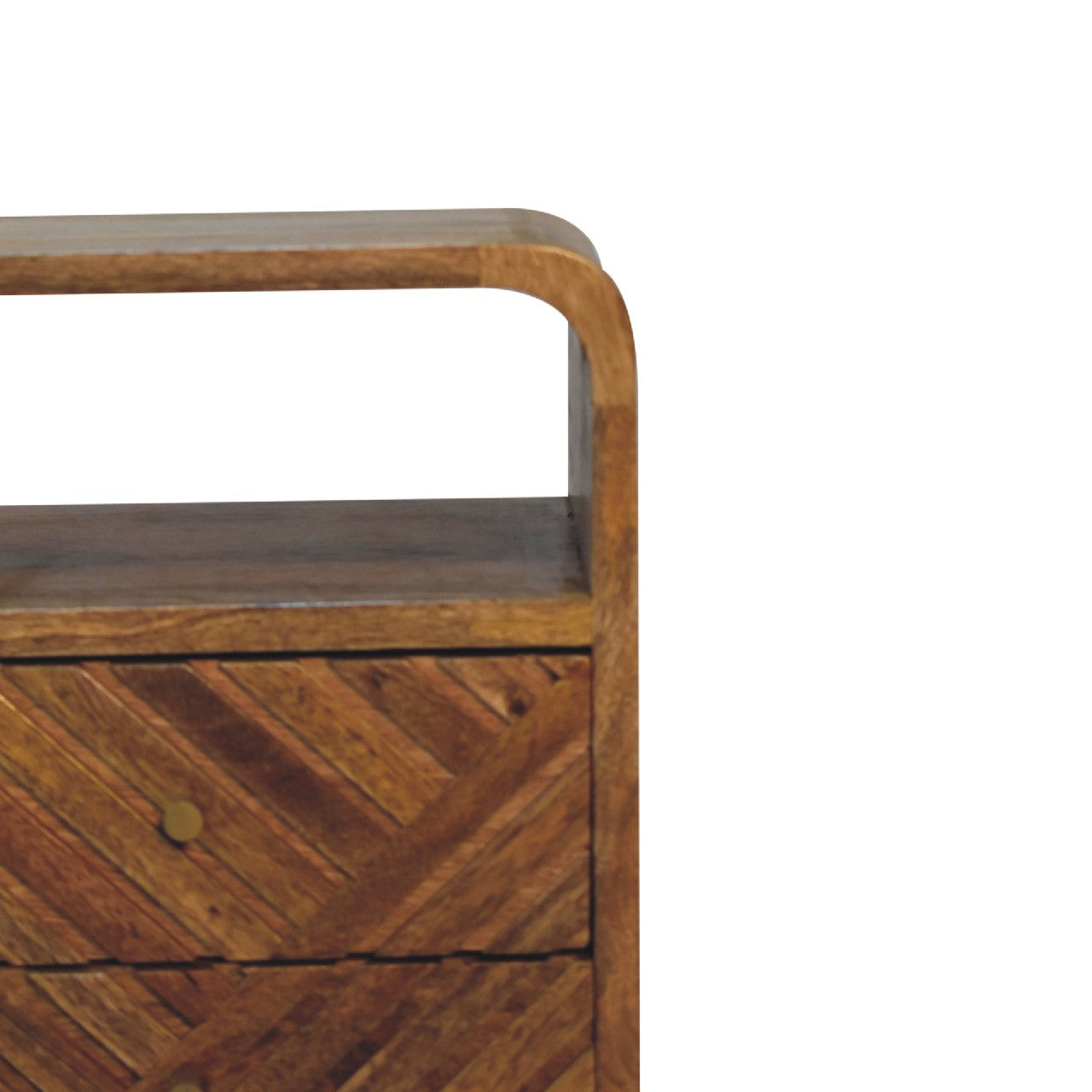 Mini Lille Curved Bedside Table