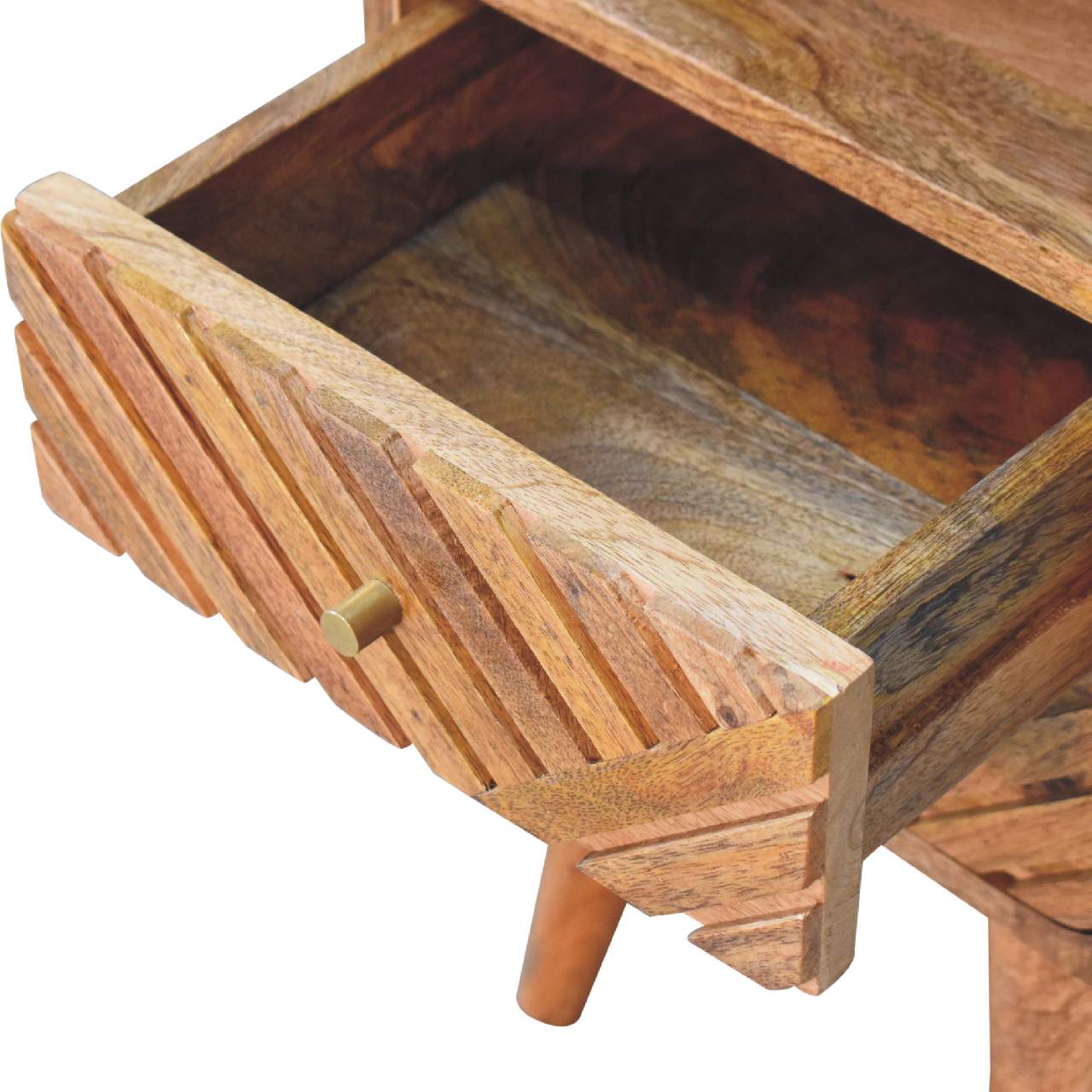 Mini Lille Curved Bedside Table