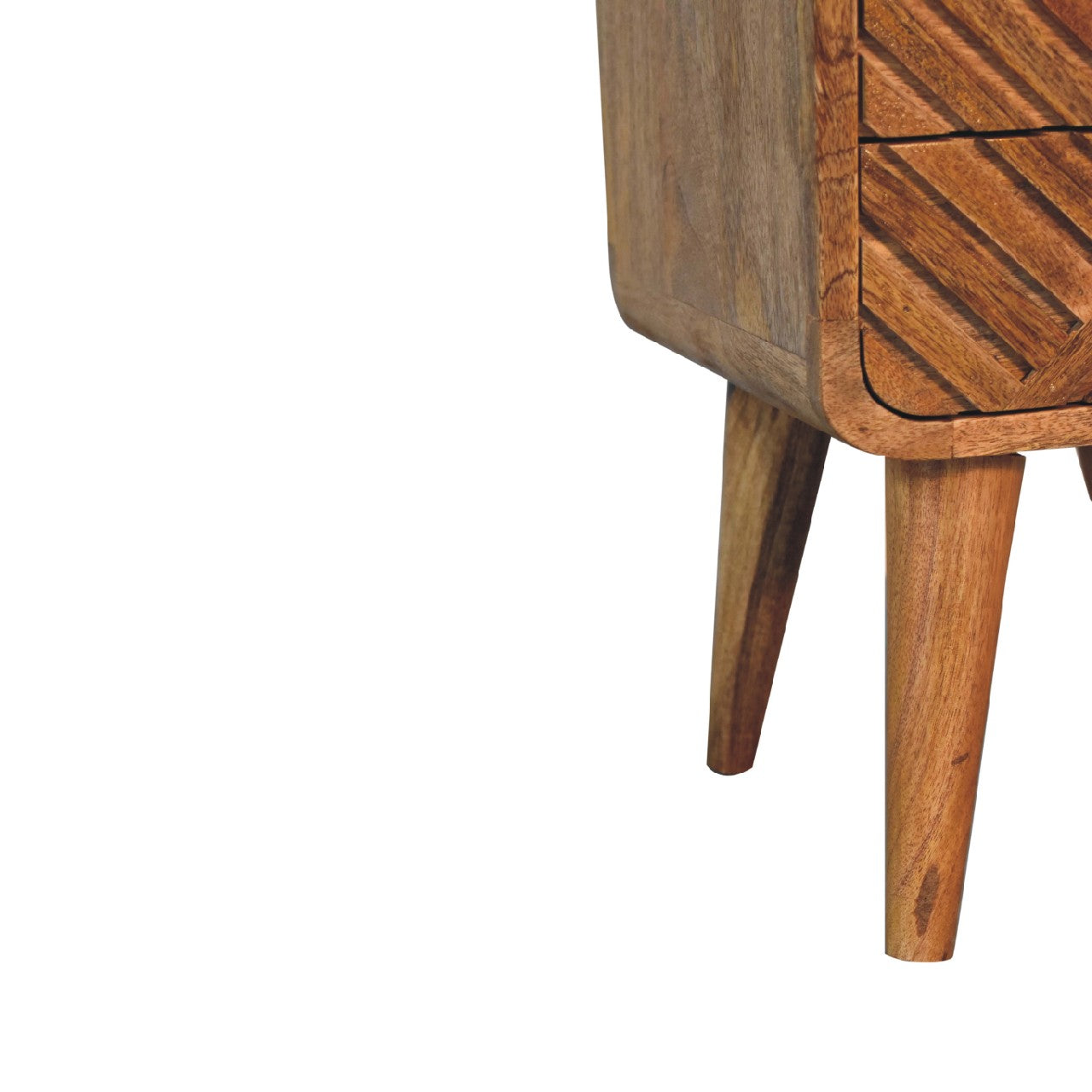 Mini Lille Curved Bedside Table