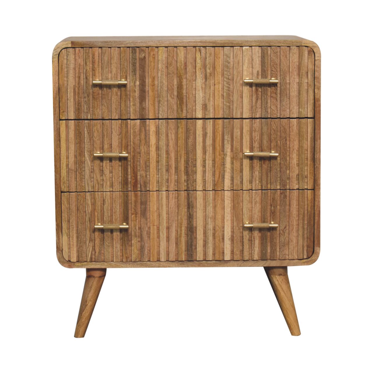 T-bar Ridged Chest Of Drawers