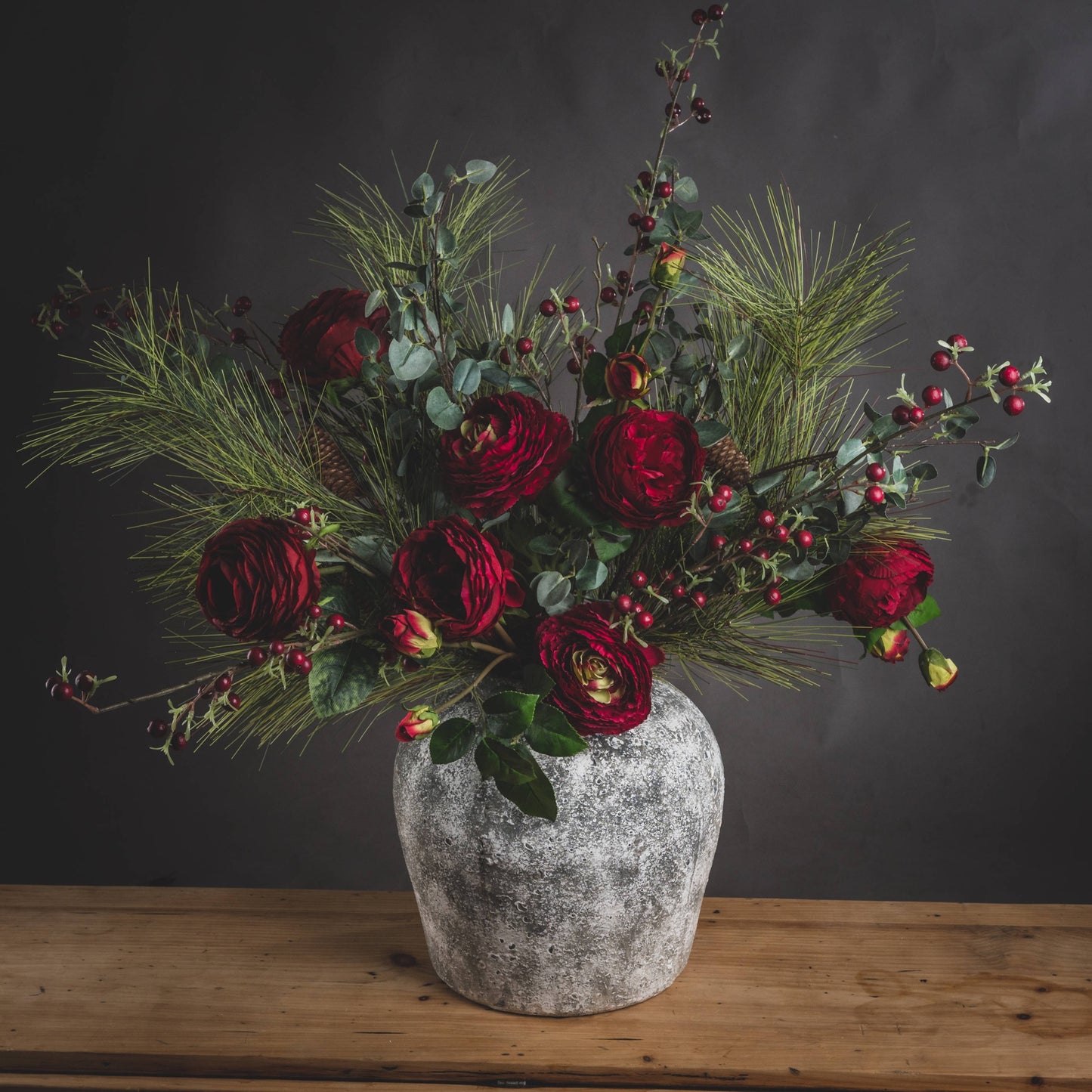 Aged Stone Ceramic Vase - Luxe Home Comforts
