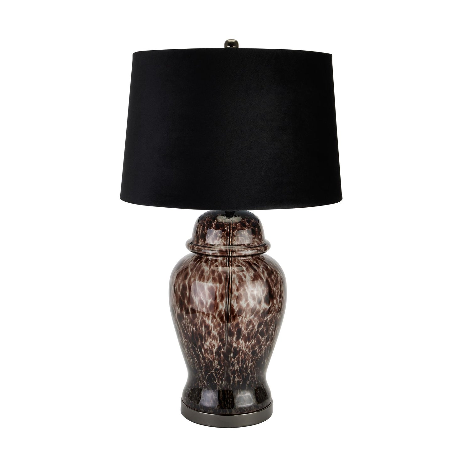 Black Dapple Acanthus Lamp - Luxe Home Comforts