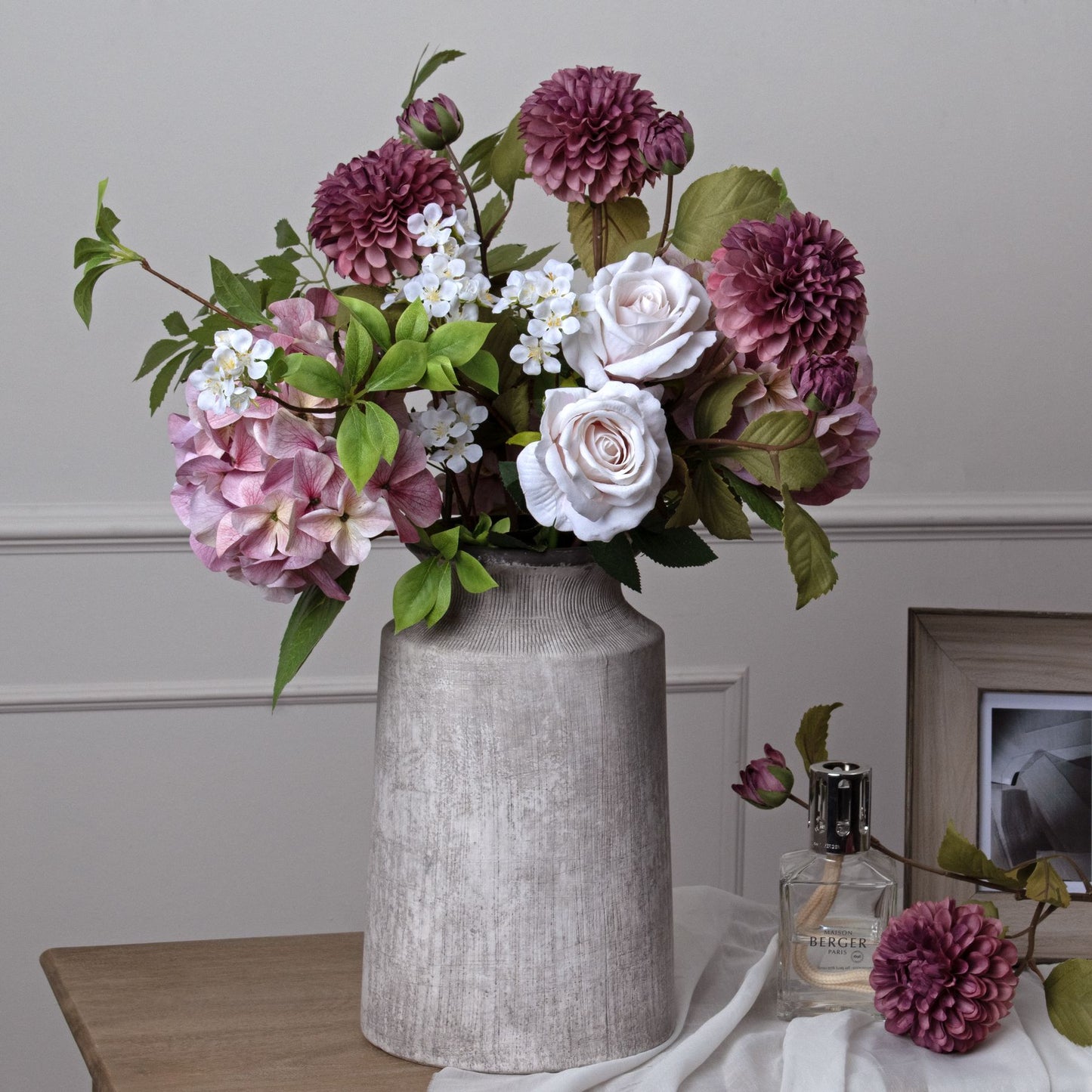 Bloomville Urn Stone Vase - Luxe Home Comforts