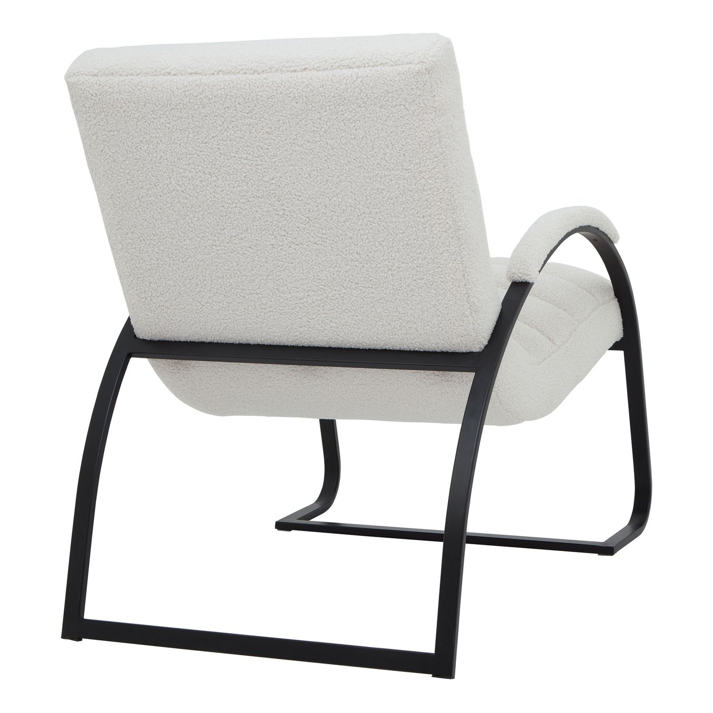 Boucle Ribbed Ark Chair - Luxe Home Comforts