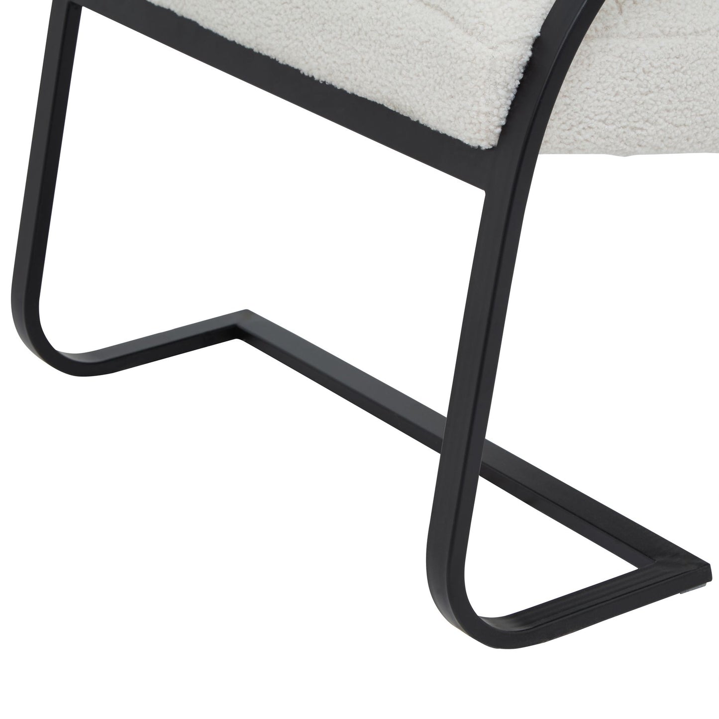 Boucle Ribbed Ark Chair - Luxe Home Comforts