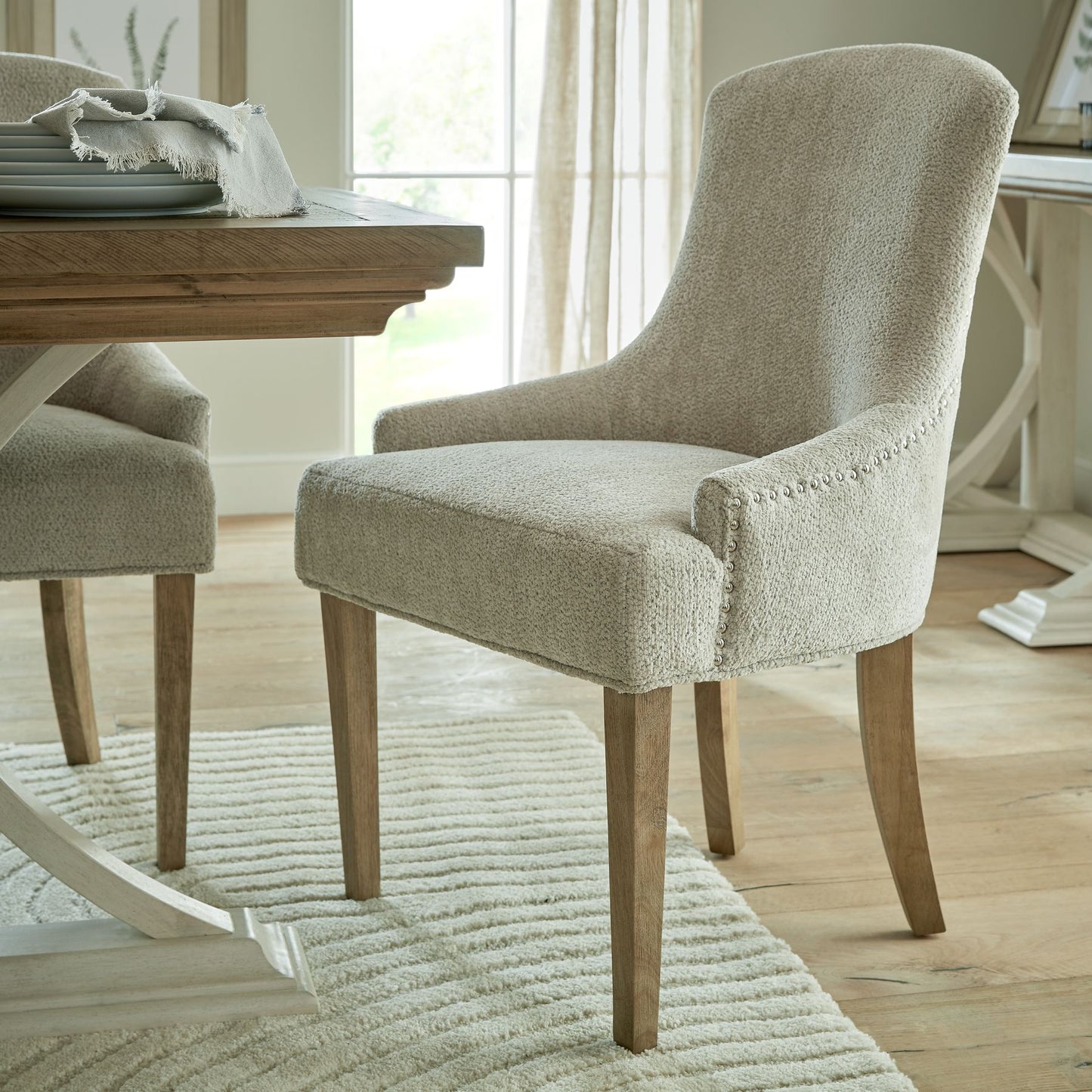Brockham Taupe Dining Chair - Luxe Home Comforts