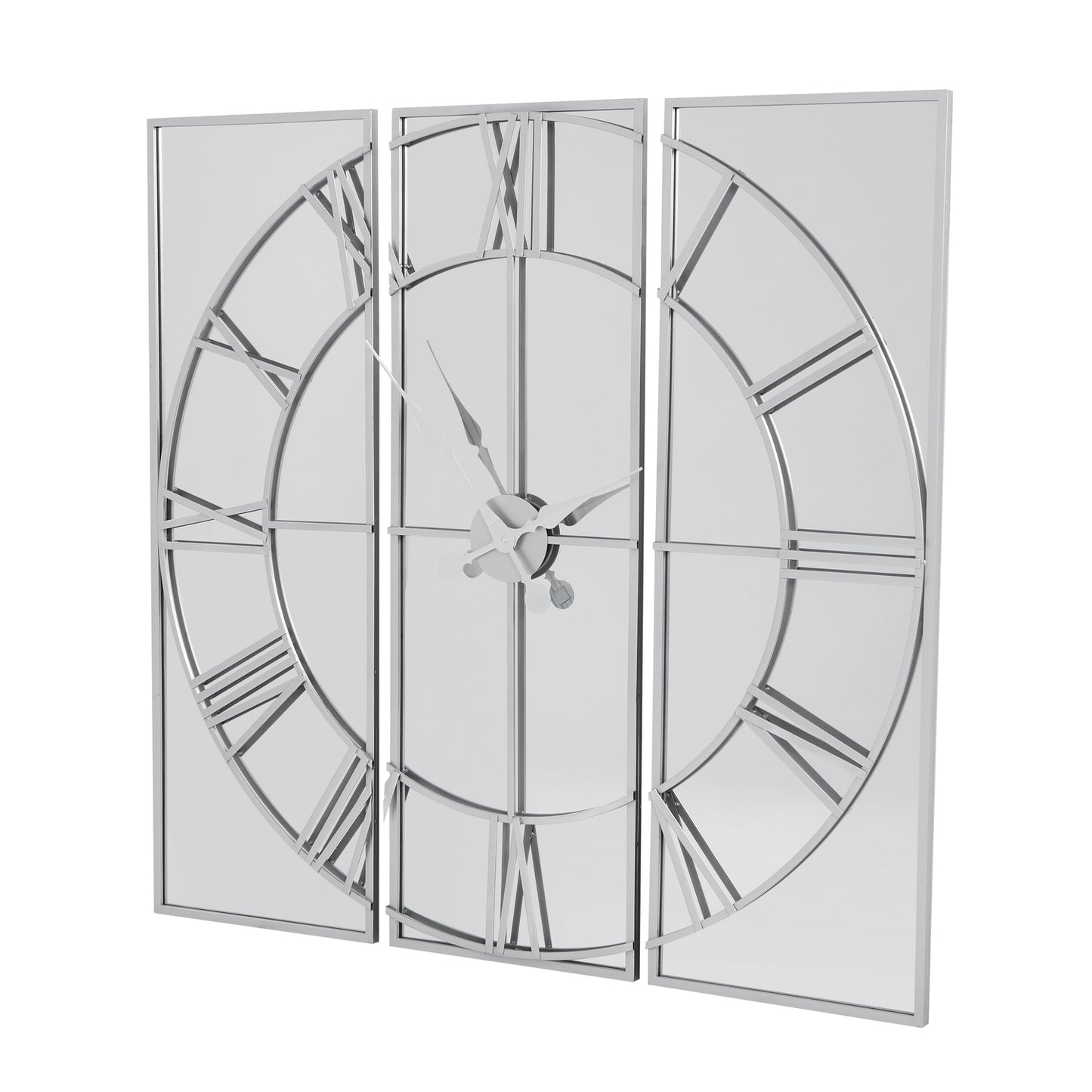 Celina Mirrored Wall Clock - Luxe Home Comforts