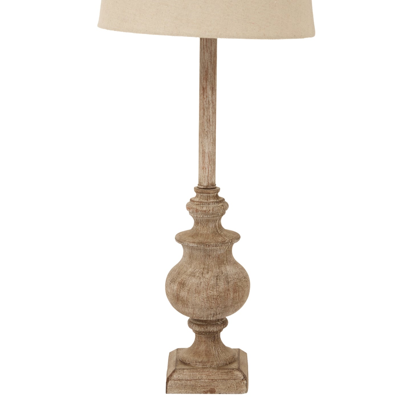 Chiaro Candlestick Table Lamp With Linen Shade - Luxe Home Comforts