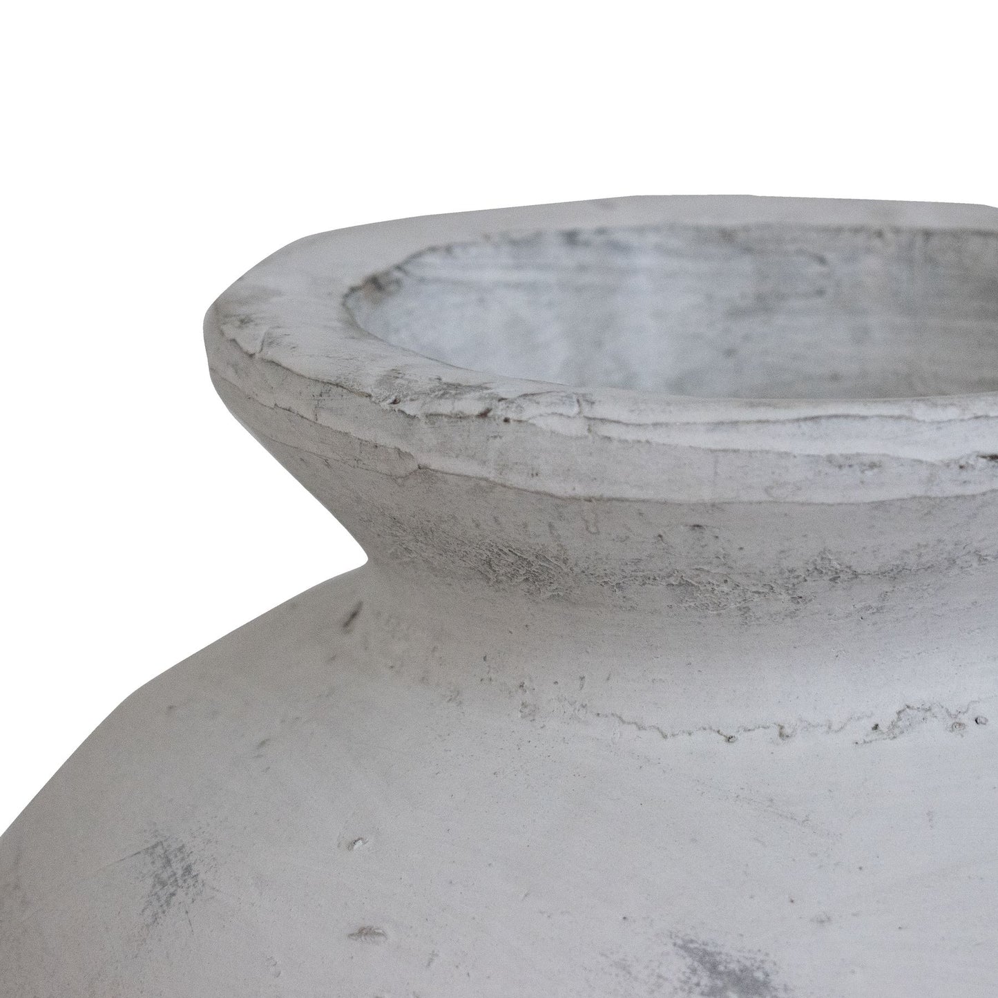 Darcy Antique White Vase - Luxe Home Comforts