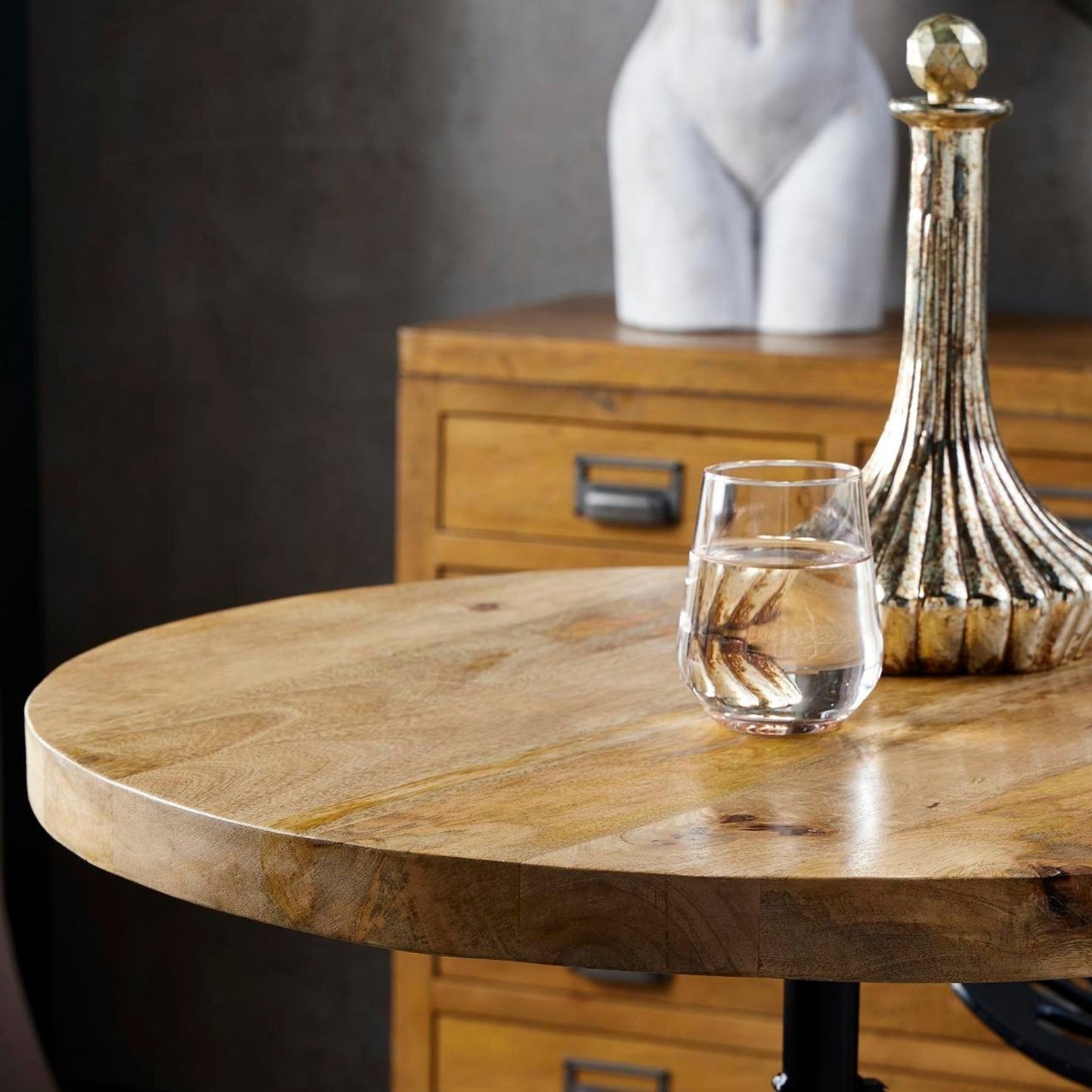 Draftsman Adjustable Bar Bistro Table - Luxe Home Comforts