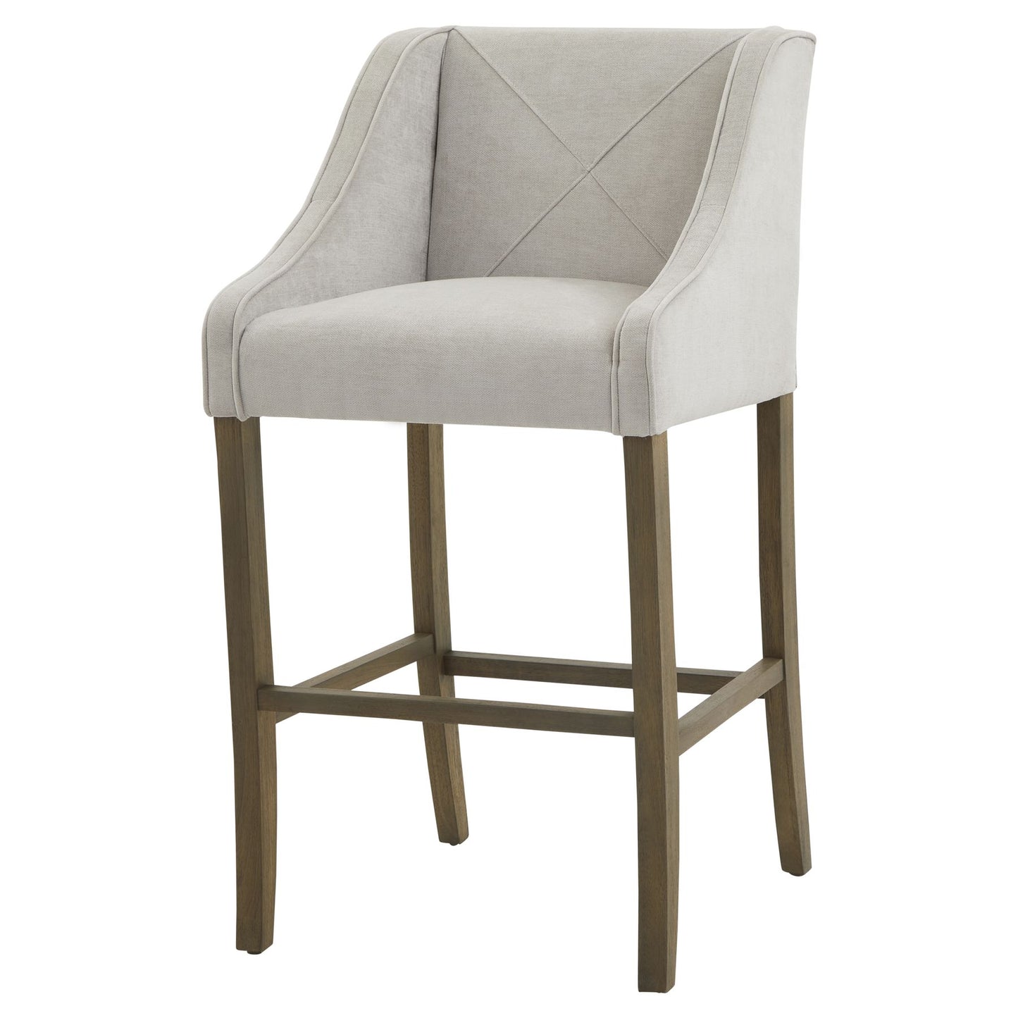 Epsom Grey Bar Stool - Luxe Home Comforts