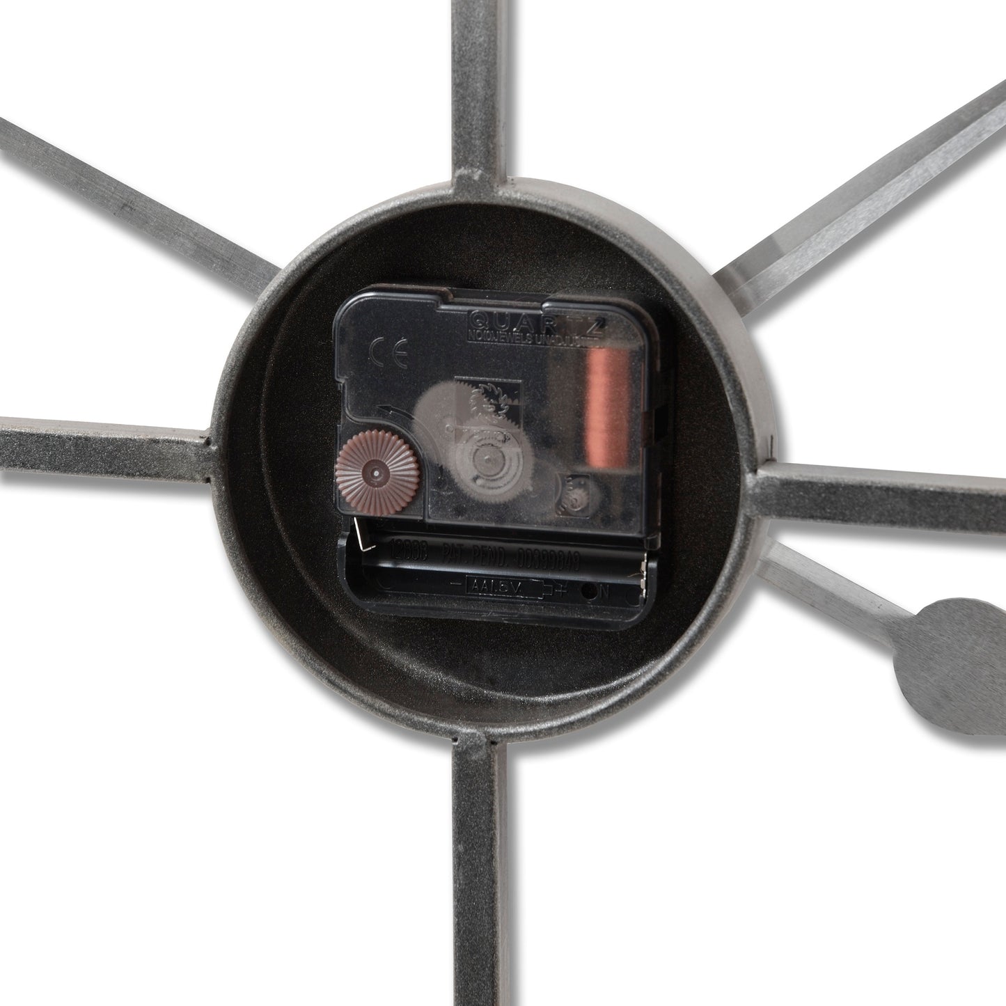 Large Silver Skeleton Wall Clock - Luxe Home Comforts