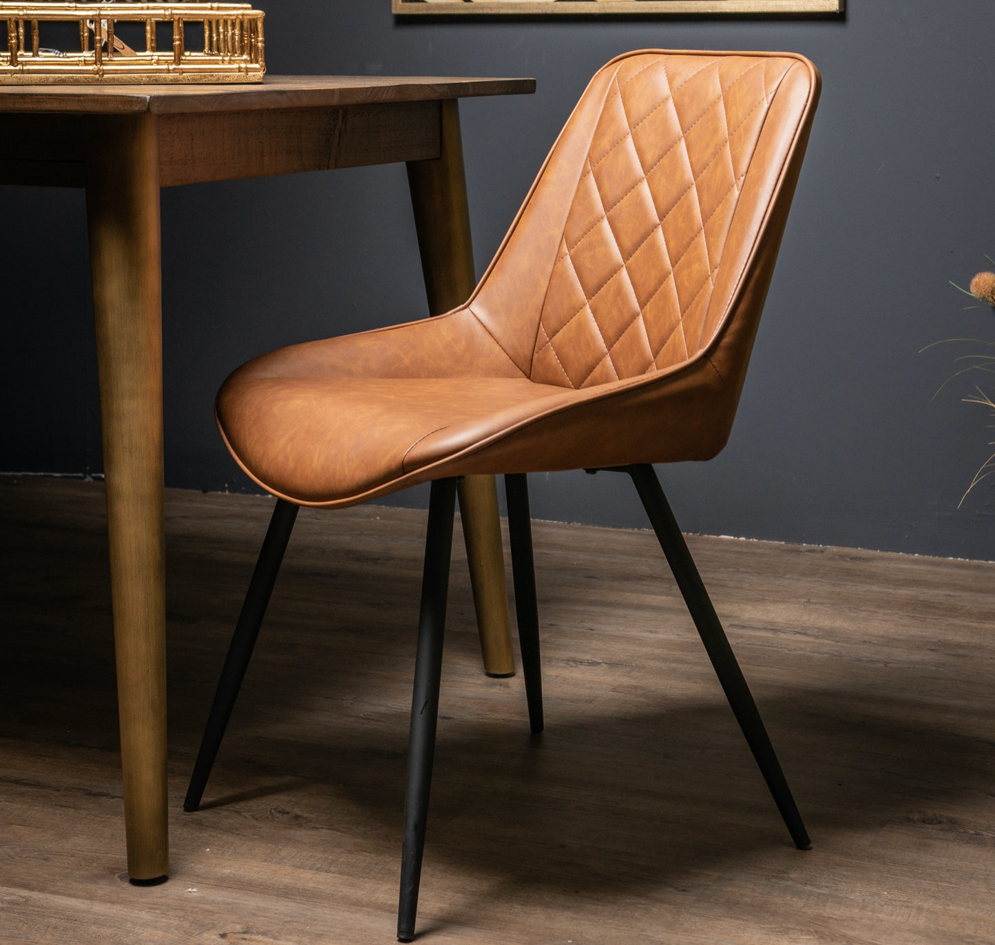 Oslo Tan Dining Chair - Luxe Home Comforts