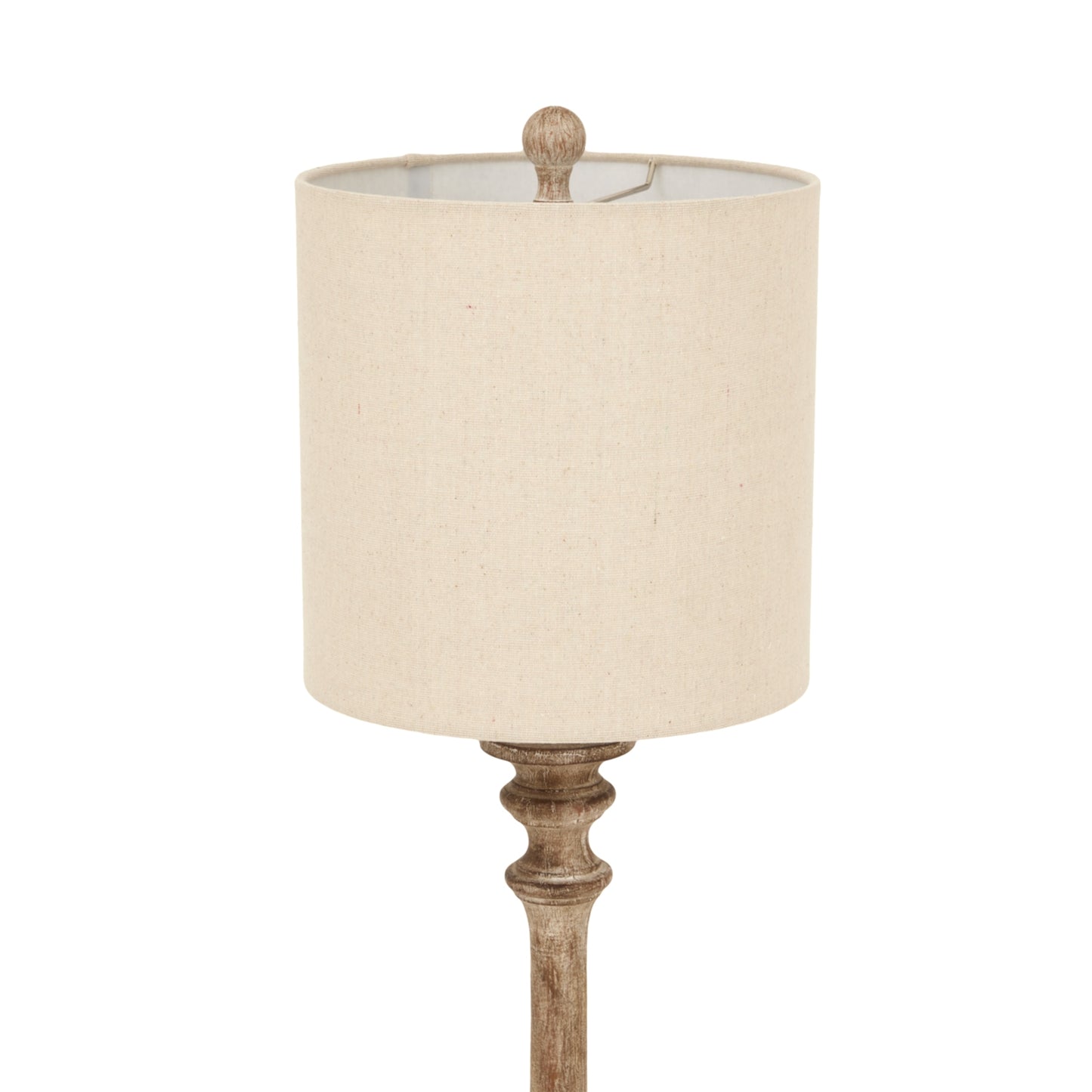 Pallido Candlestick Table Lamp With Linen Shade - Luxe Home Comforts