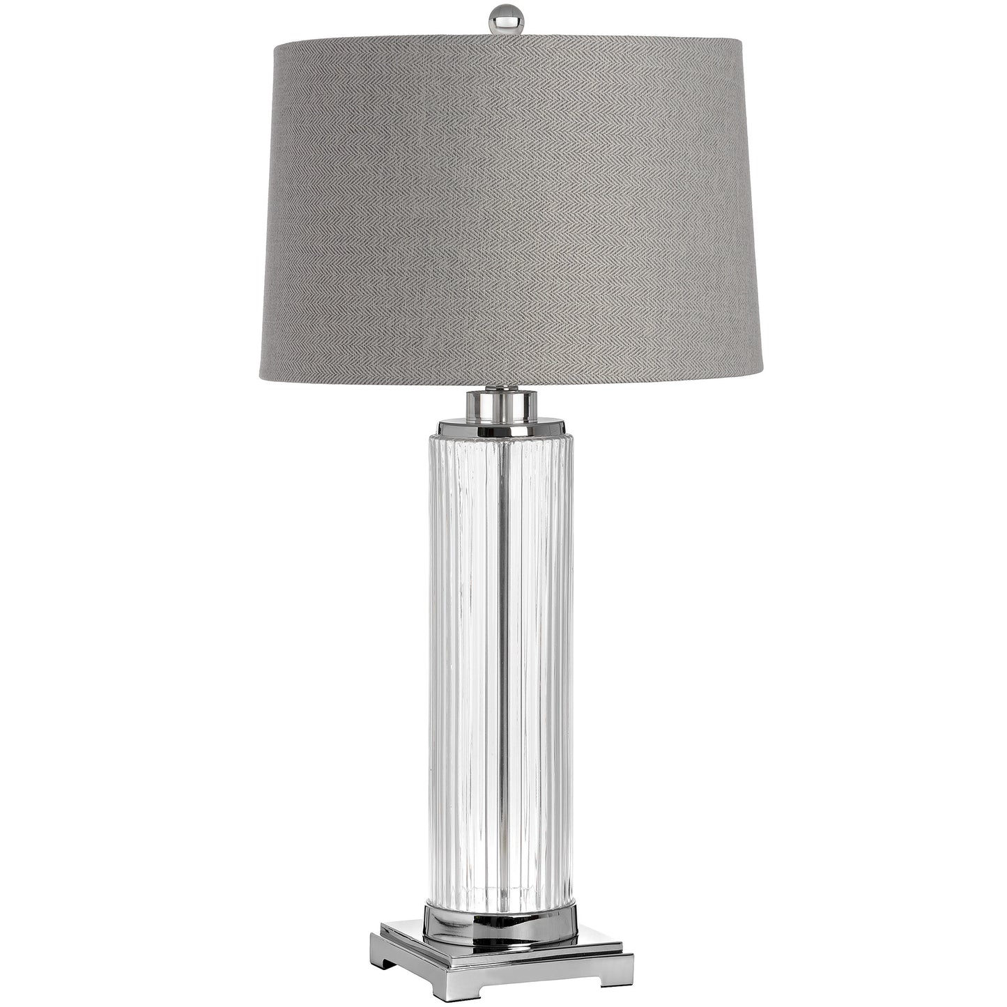 Roma Glass Table Lamp - Luxe Home Comforts