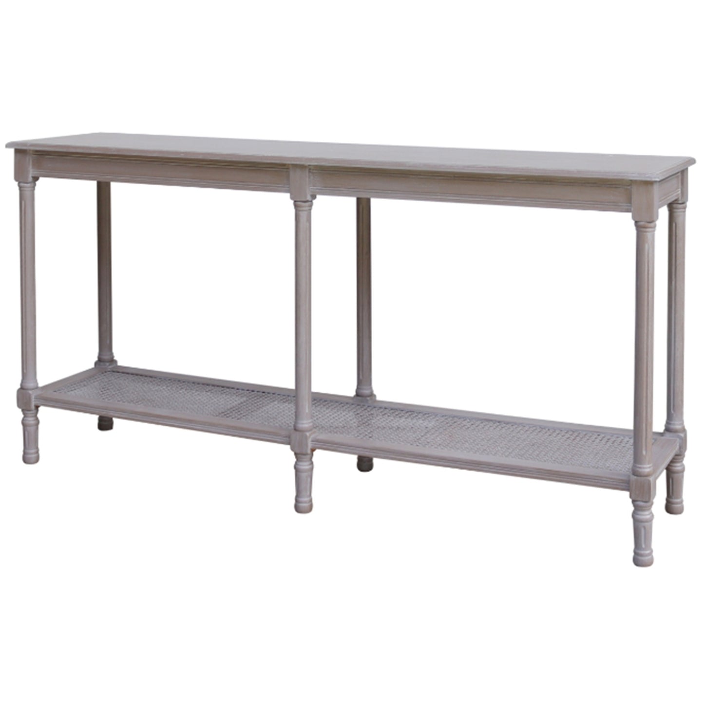 The Serene Rattan Collection Large Console Table - Luxe Home Comforts