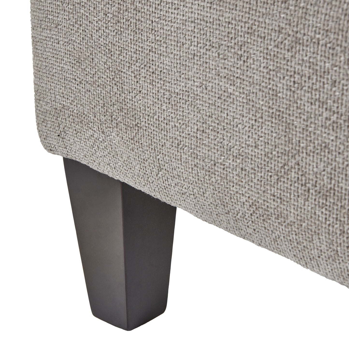 Vesper Taupe Ottoman Foot Stool - Luxe Home Comforts