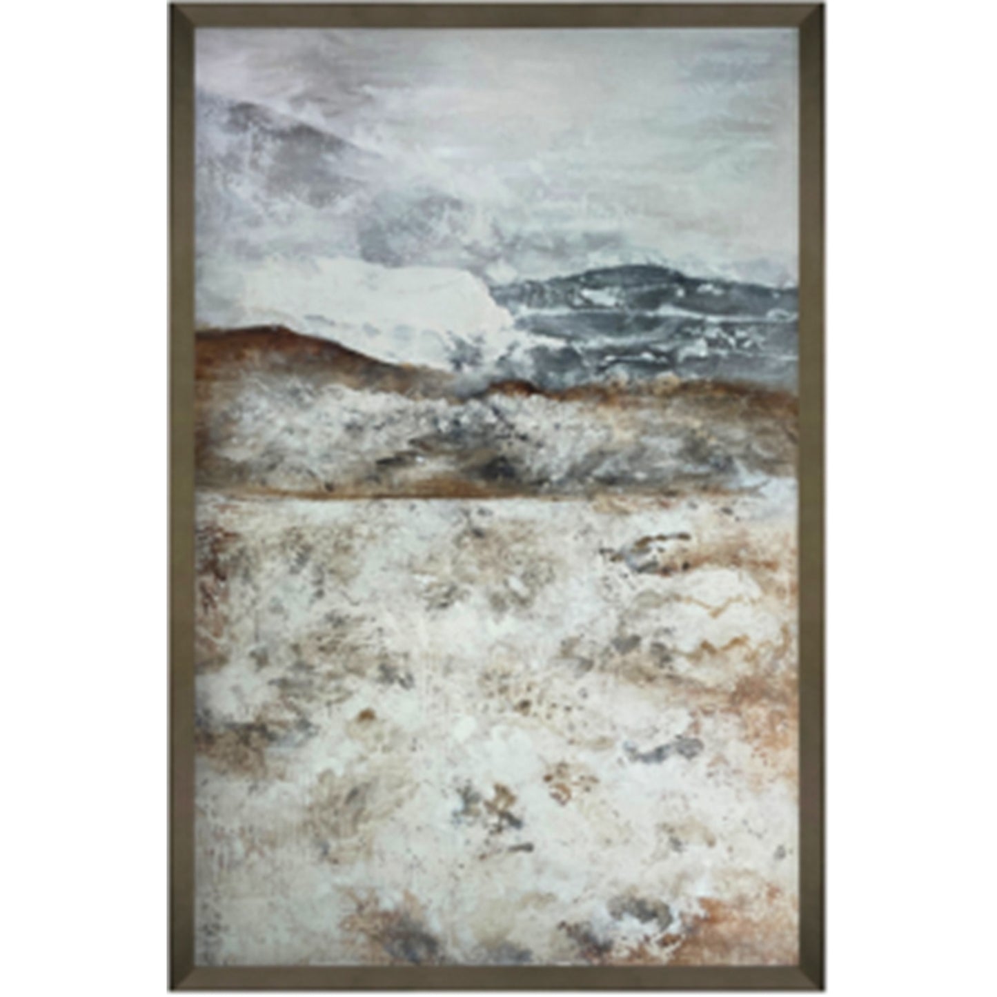 Vista Hand Painted Canvas In Frame - Luxe Home Comforts