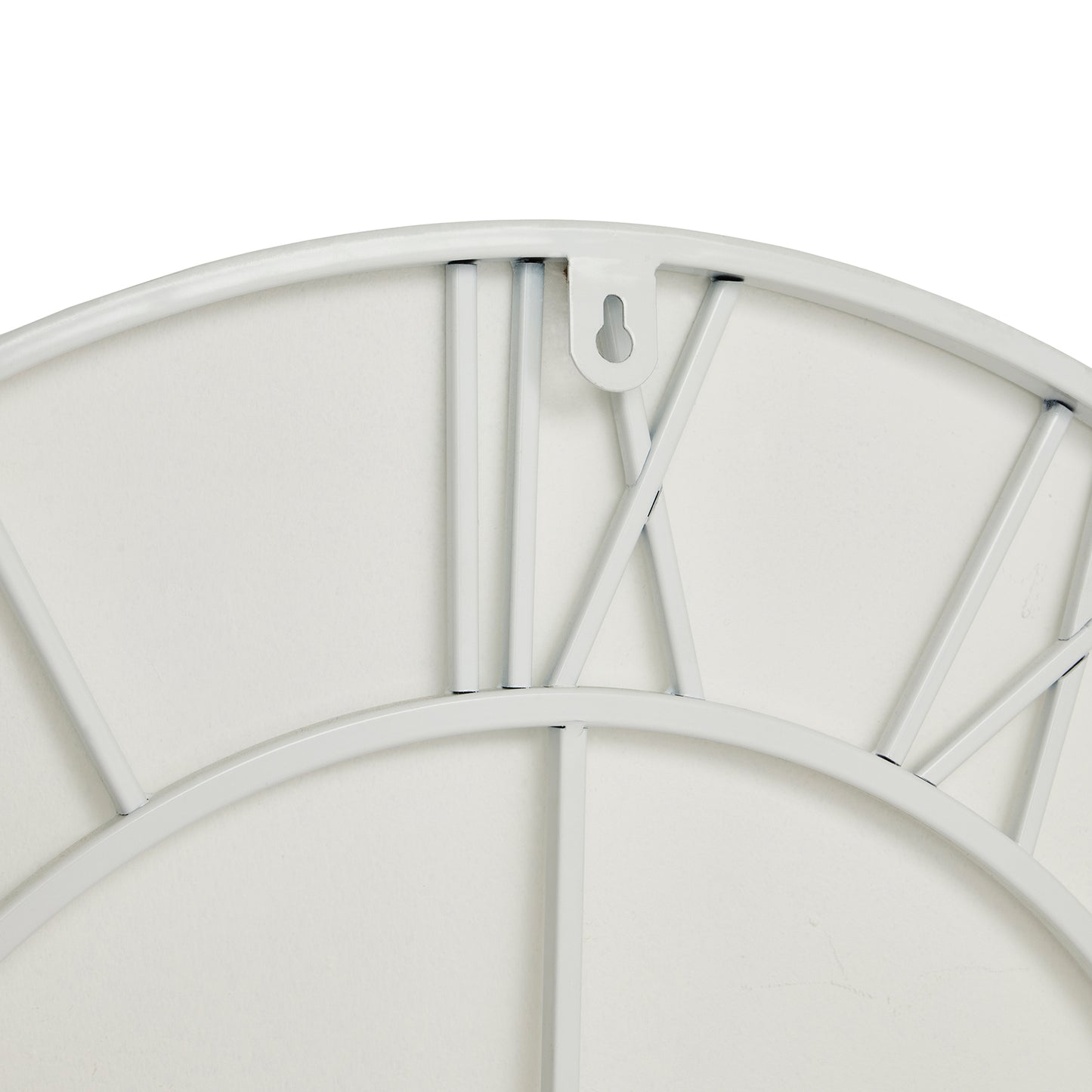 White Skeleton Wall Clock - Luxe Home Comforts