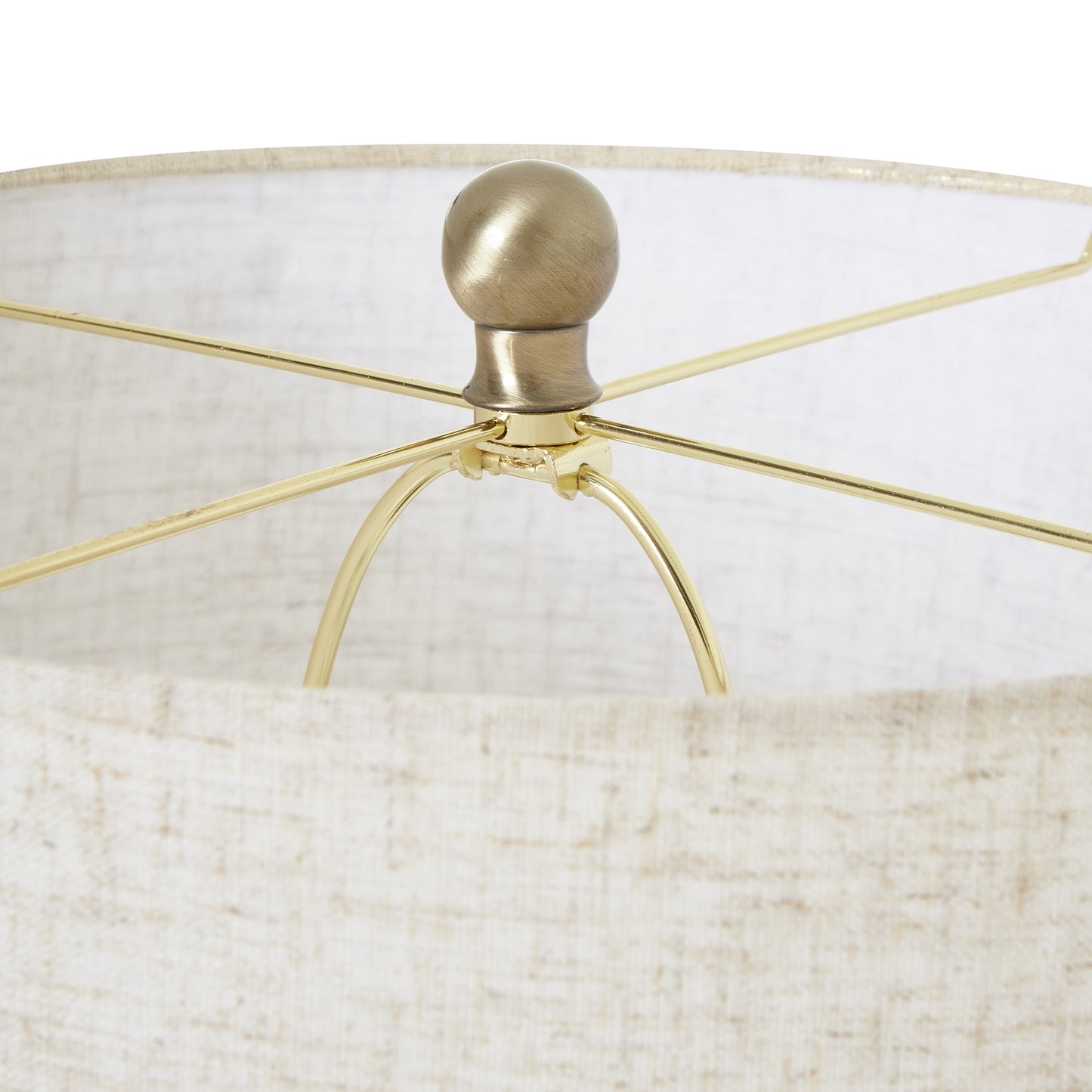 White Wash Wicker Globe Table Lamp With Linen Shade - Luxe Home Comforts