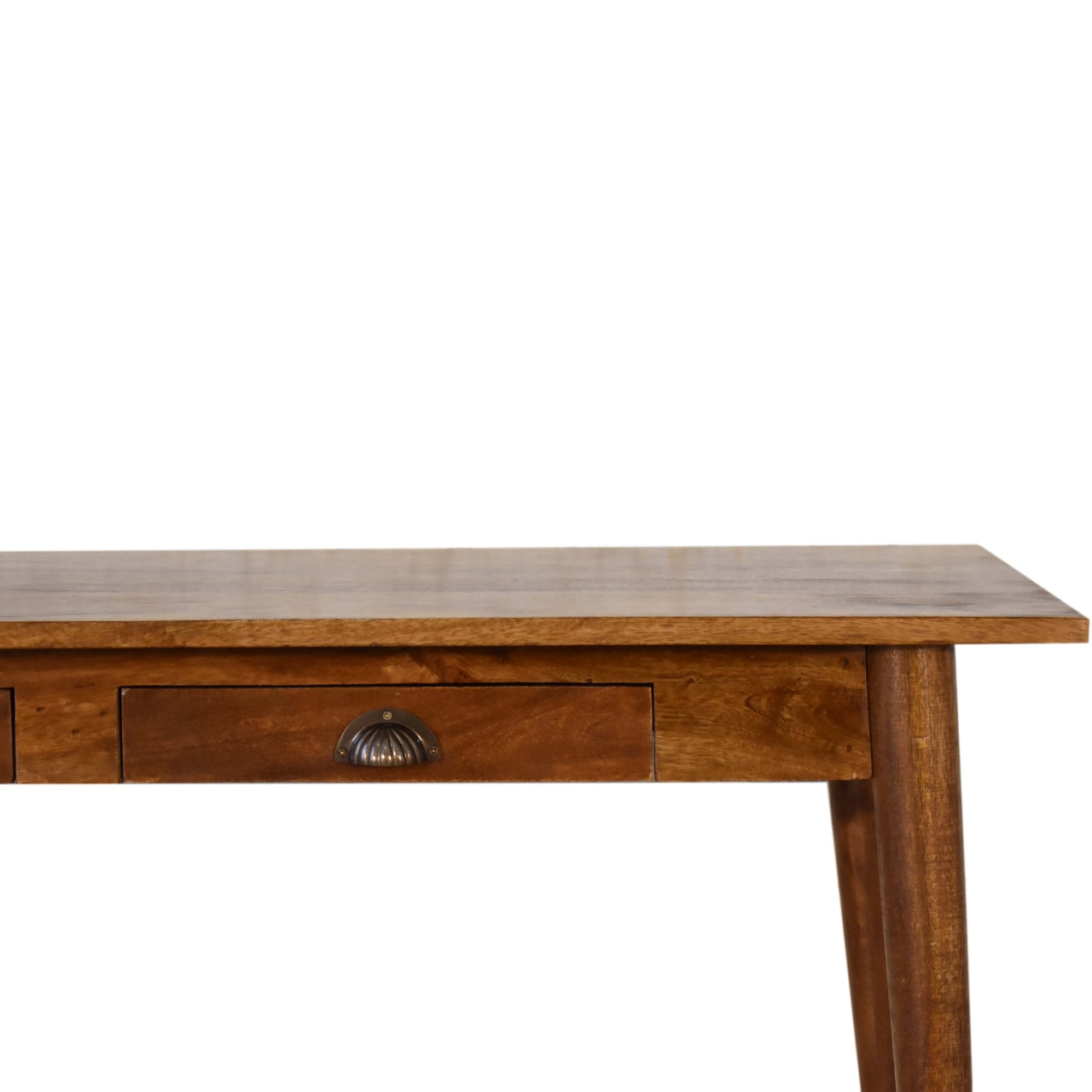 2 Drawer Chestnut Writing Desk - Luxe Home Comforts