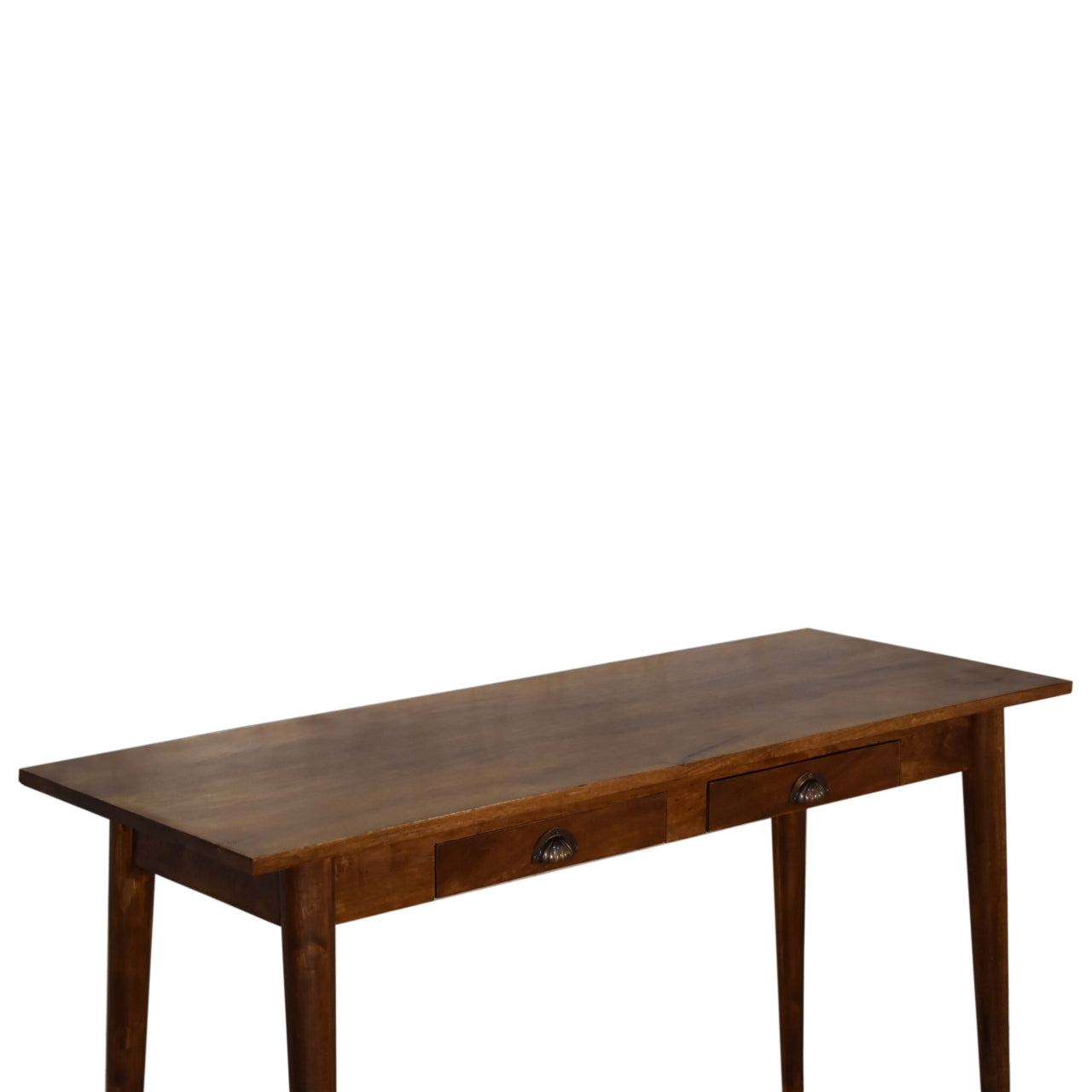 2 Drawer Chestnut Writing Desk - Luxe Home Comforts