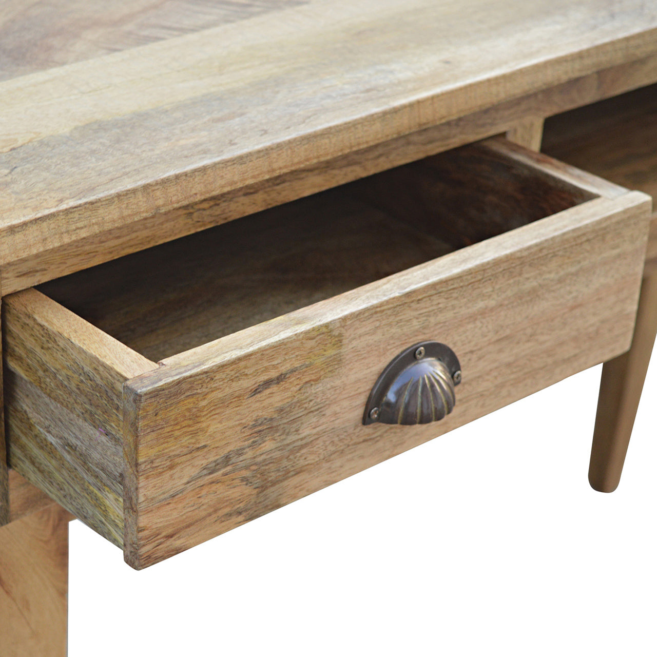 2 Drawer Shell Writing Desk - Luxe Home Comforts