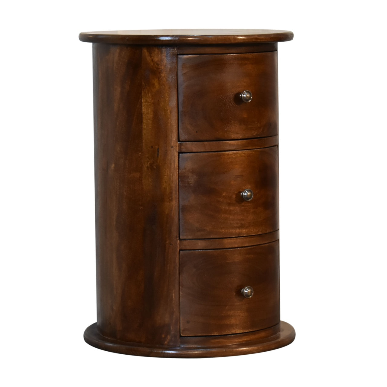 3 Drawer Chestnut Drum - Luxe Home Comforts