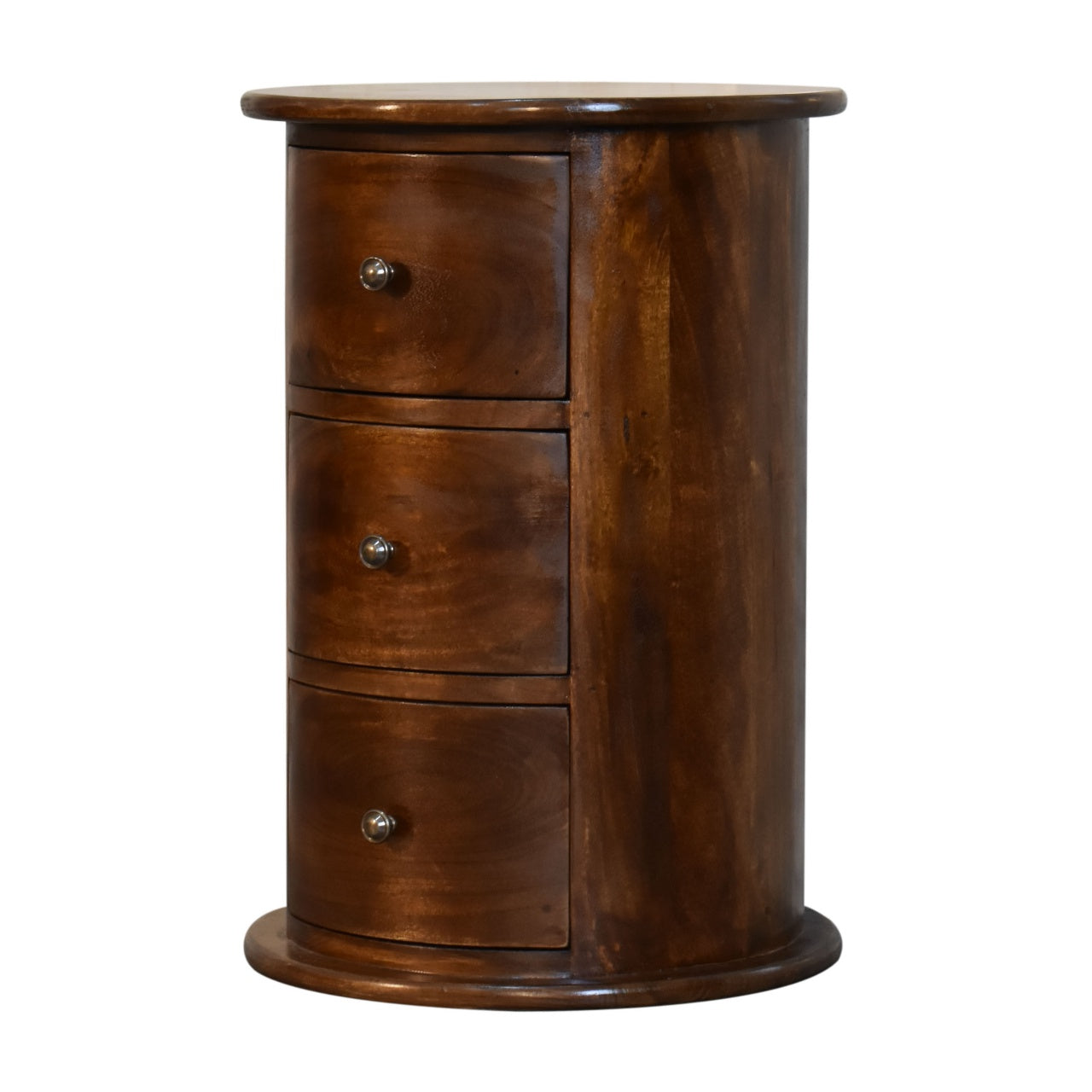 3 Drawer Chestnut Drum - Luxe Home Comforts