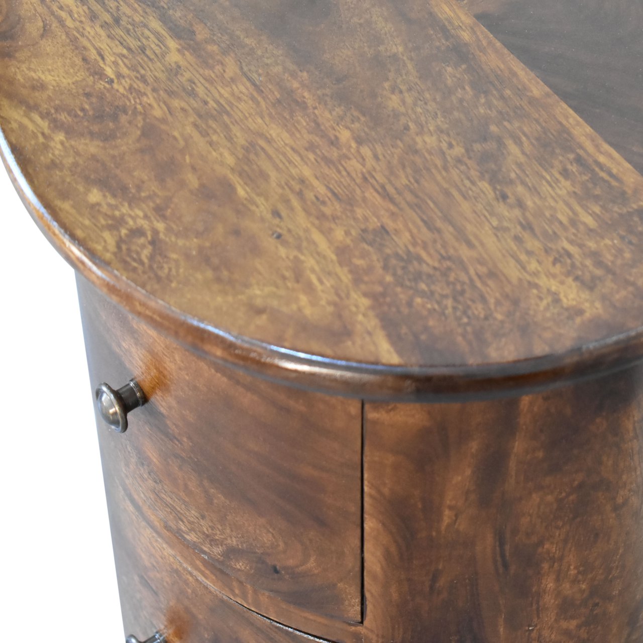 3 Drawer Chestnut Drum - Luxe Home Comforts