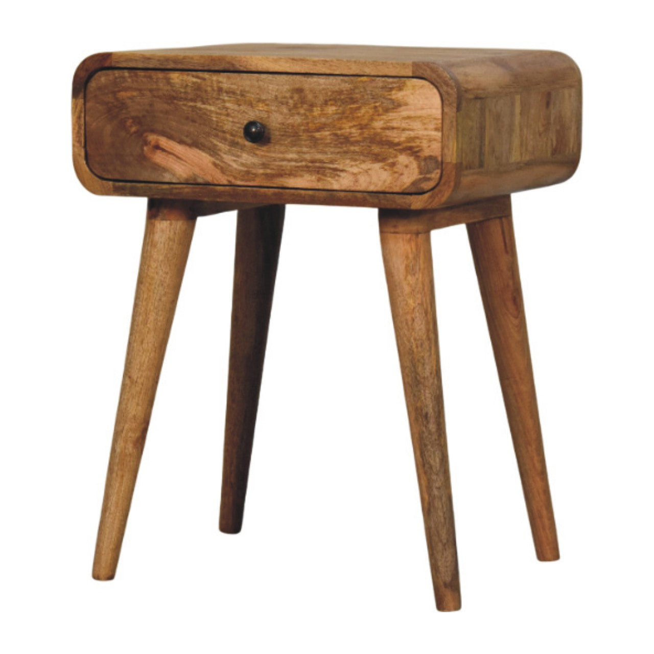 Avora Oak-ish Nightstand with 1 drawer - Luxe Home Comforts